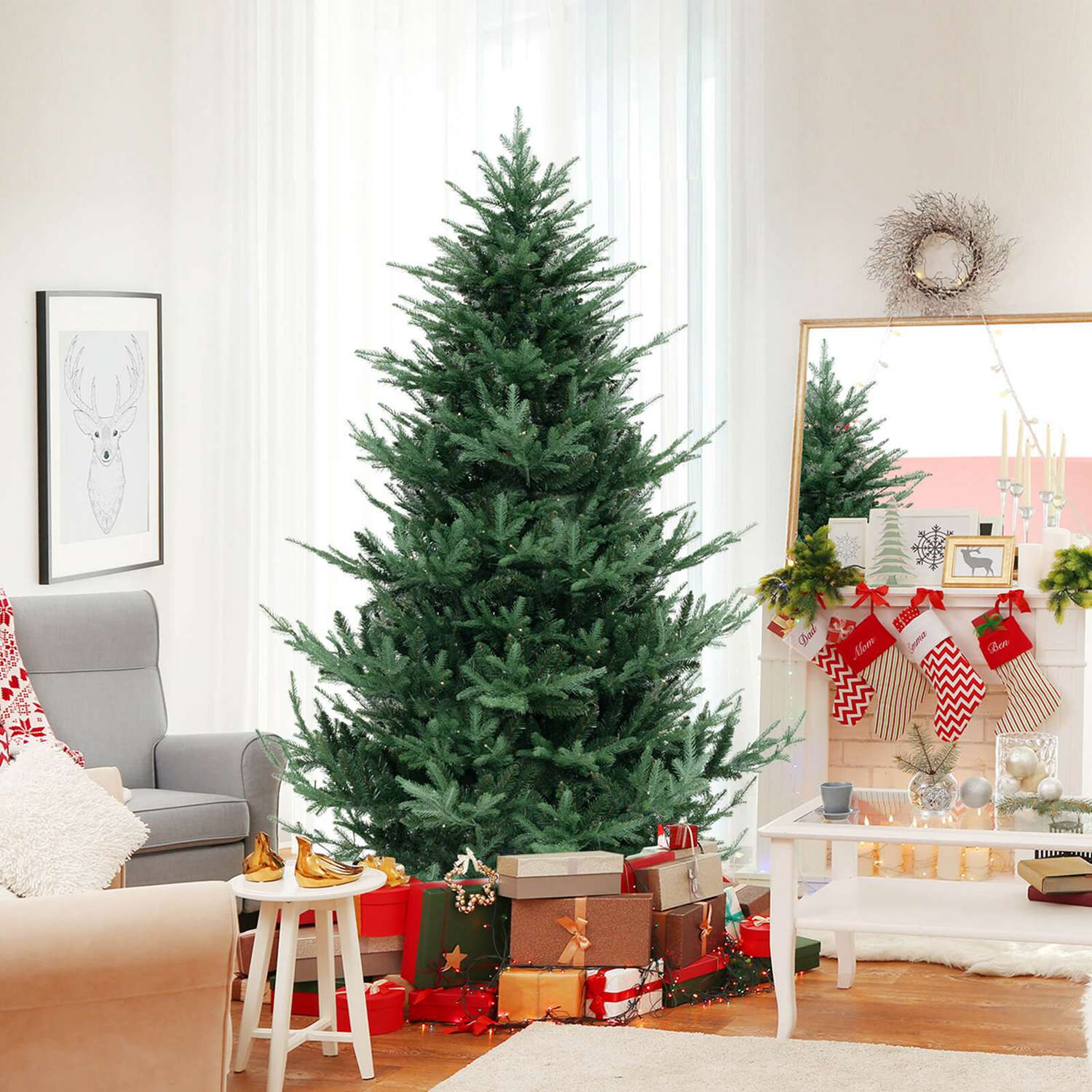 Costway CSHY002882 Artificial-Christmas-Trees - View #4
