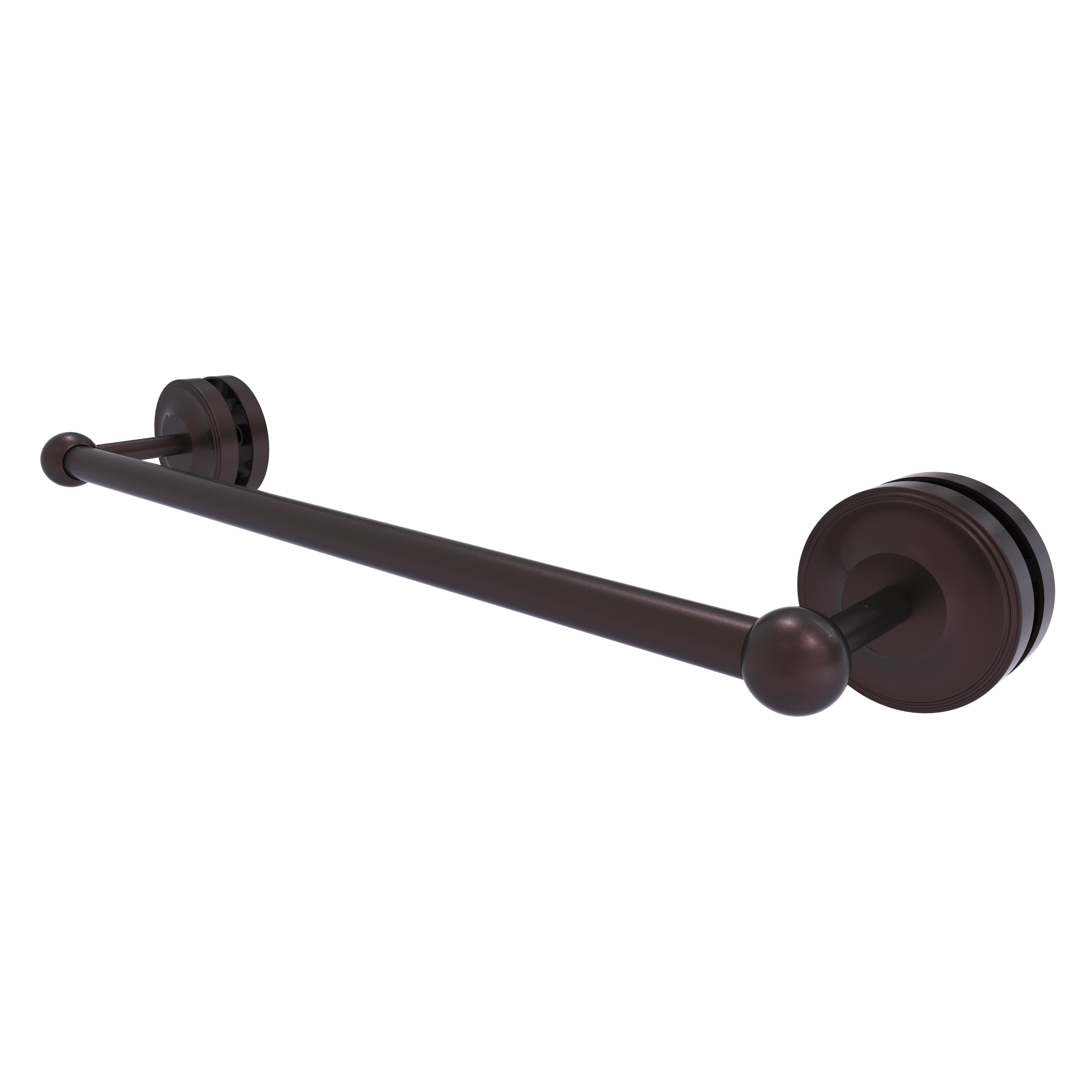 Allied Brass PR-41-SM-18-ABZ Prestige Regal 18-in Antique Bronze Wall mount Single Towel Bar