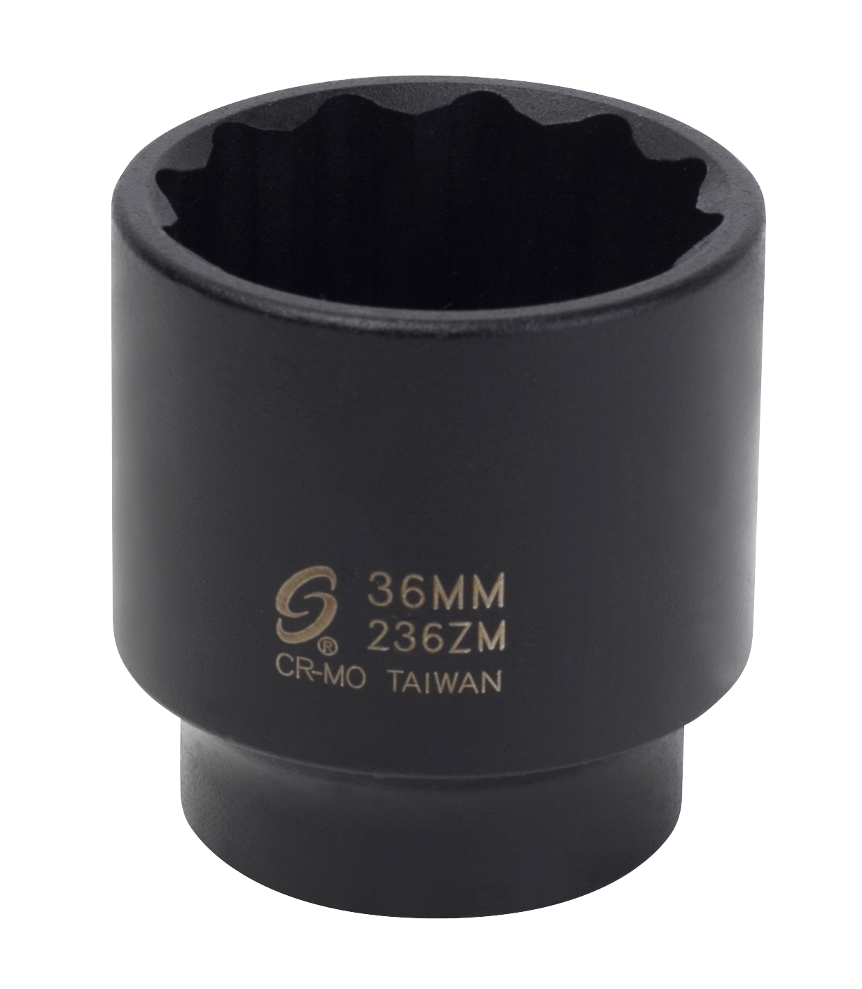 SUNEX TOOLS 236ZM Metric 1/2-in Drive 36mm 12-point Impact Socket Individual