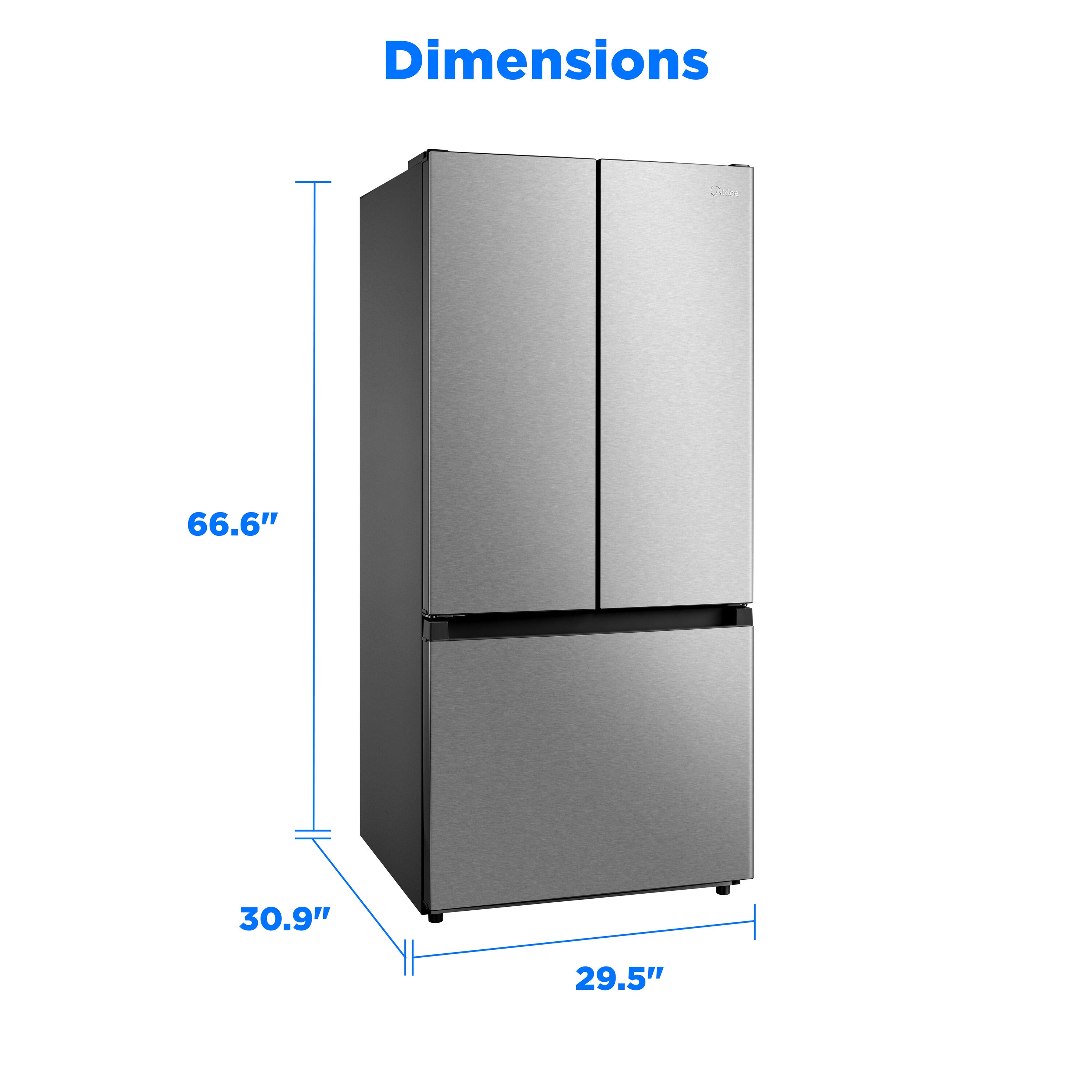 Midea MRF18B4AST French-Door-Refrigerators - View #19