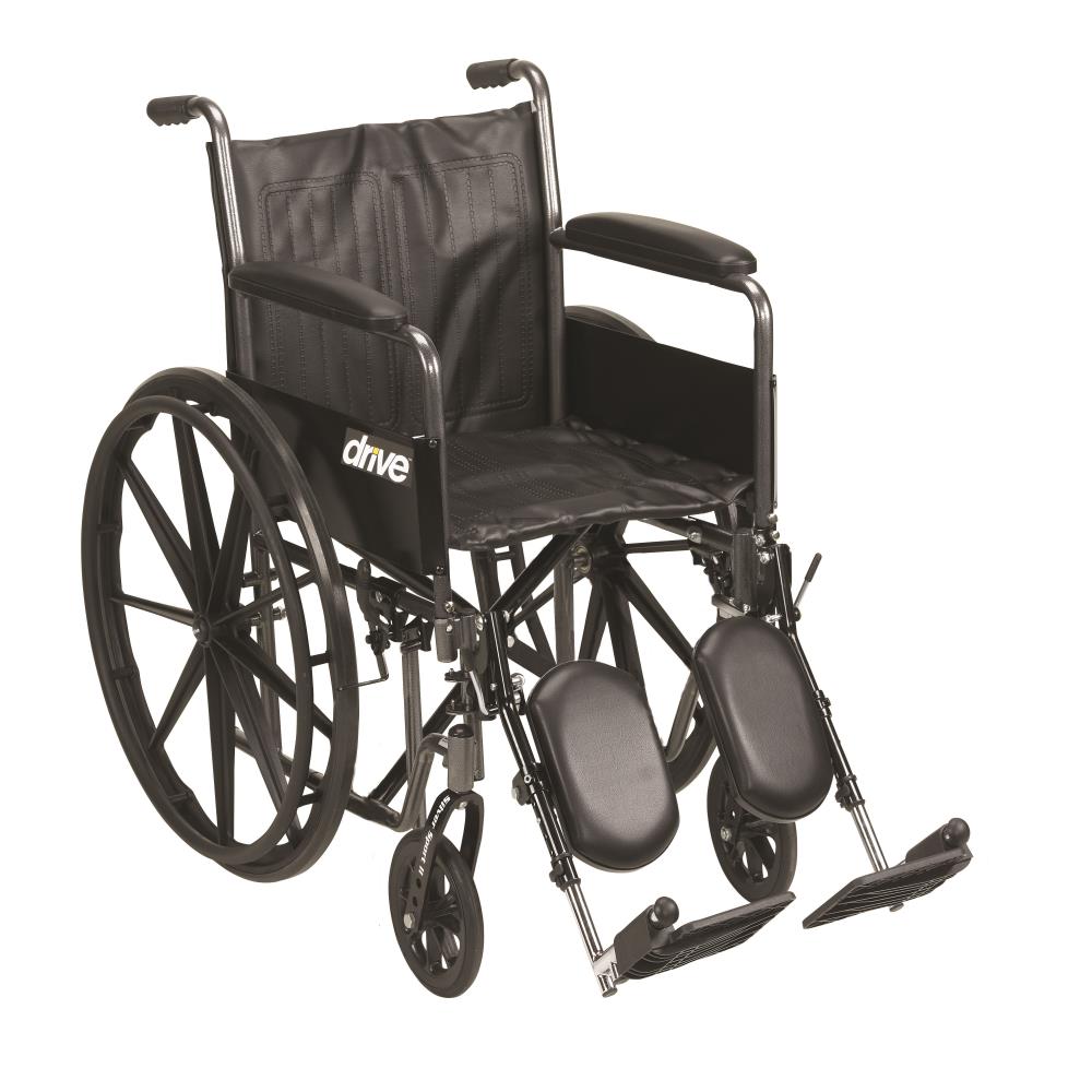 Drive Medical 38-in Adjustable Height Aluminum Offset Medical