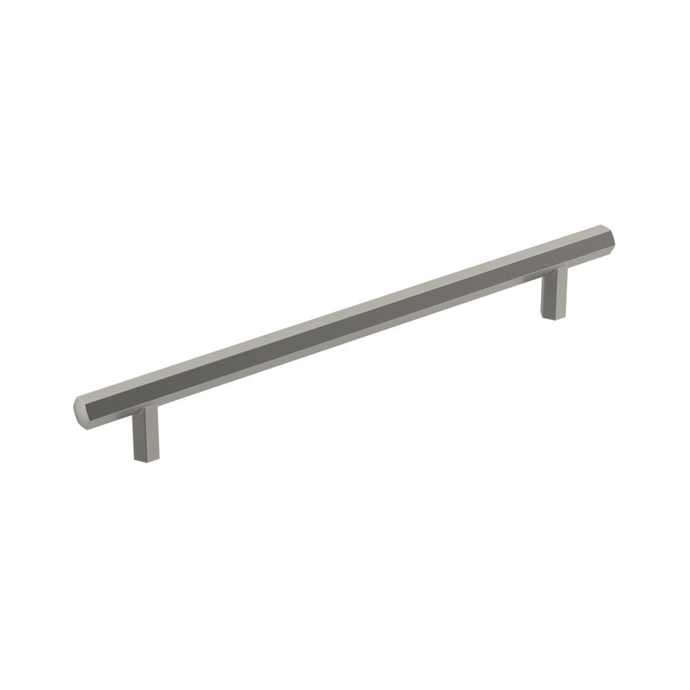 Amerock BP36876G10 Caliber 7-9/16-in , 192mm Center to Center Satin Nickel Cylindrical Bar