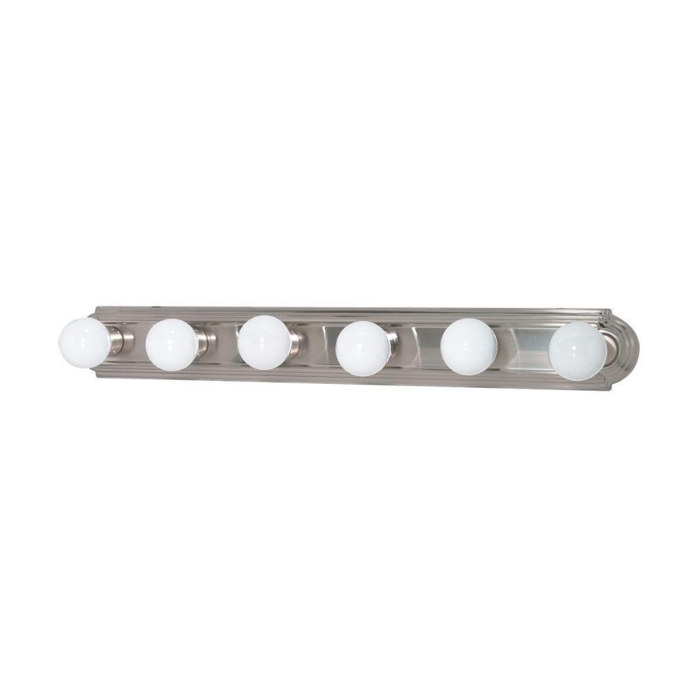  LW-SC514533 36-in 6-Light Brushed Nickel Transitional Vanity Light Bar
