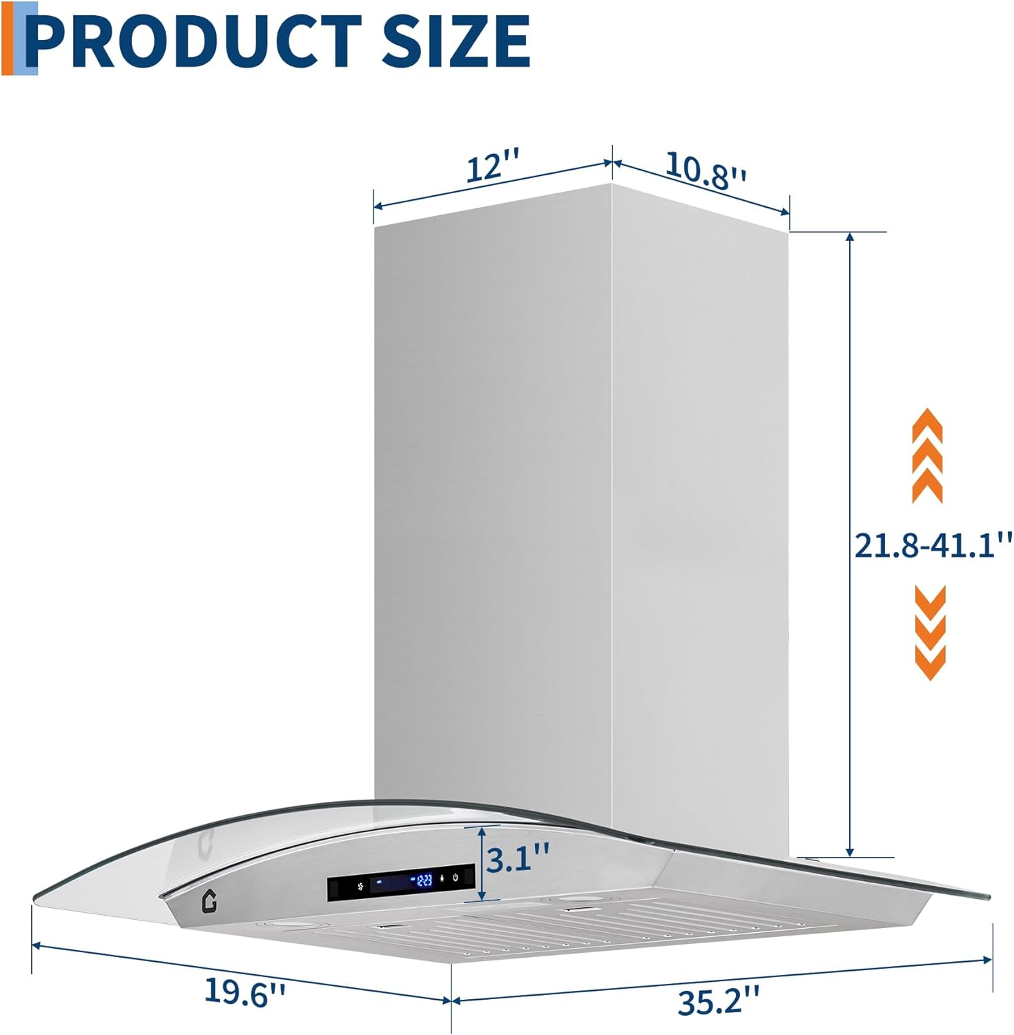 Qeetex O0-PHO-16G6AJQK Undercabinet-Range-Hoods - View #2