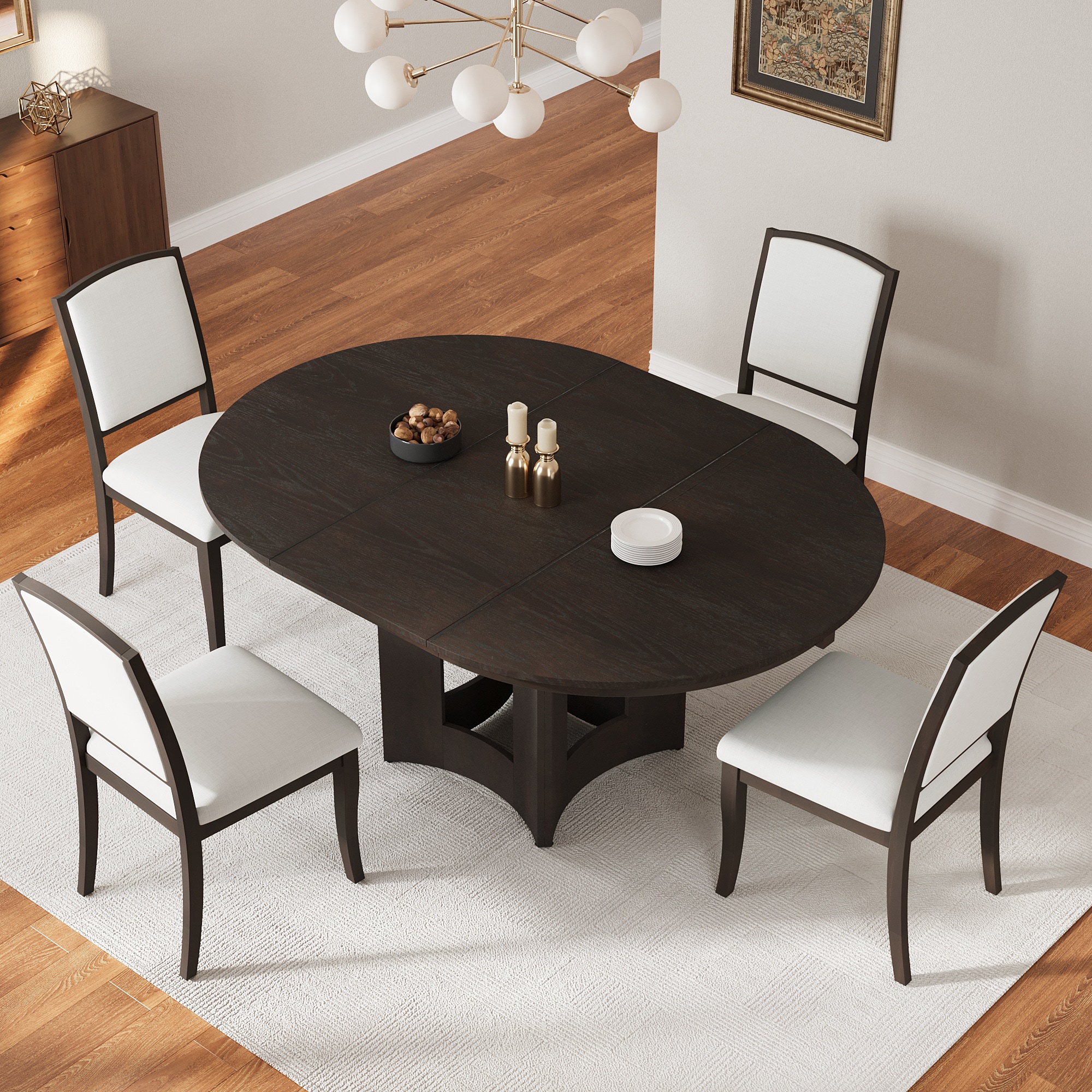 Clihome CL-RT3-BWHBG703GY Dining-Sets - View #2
