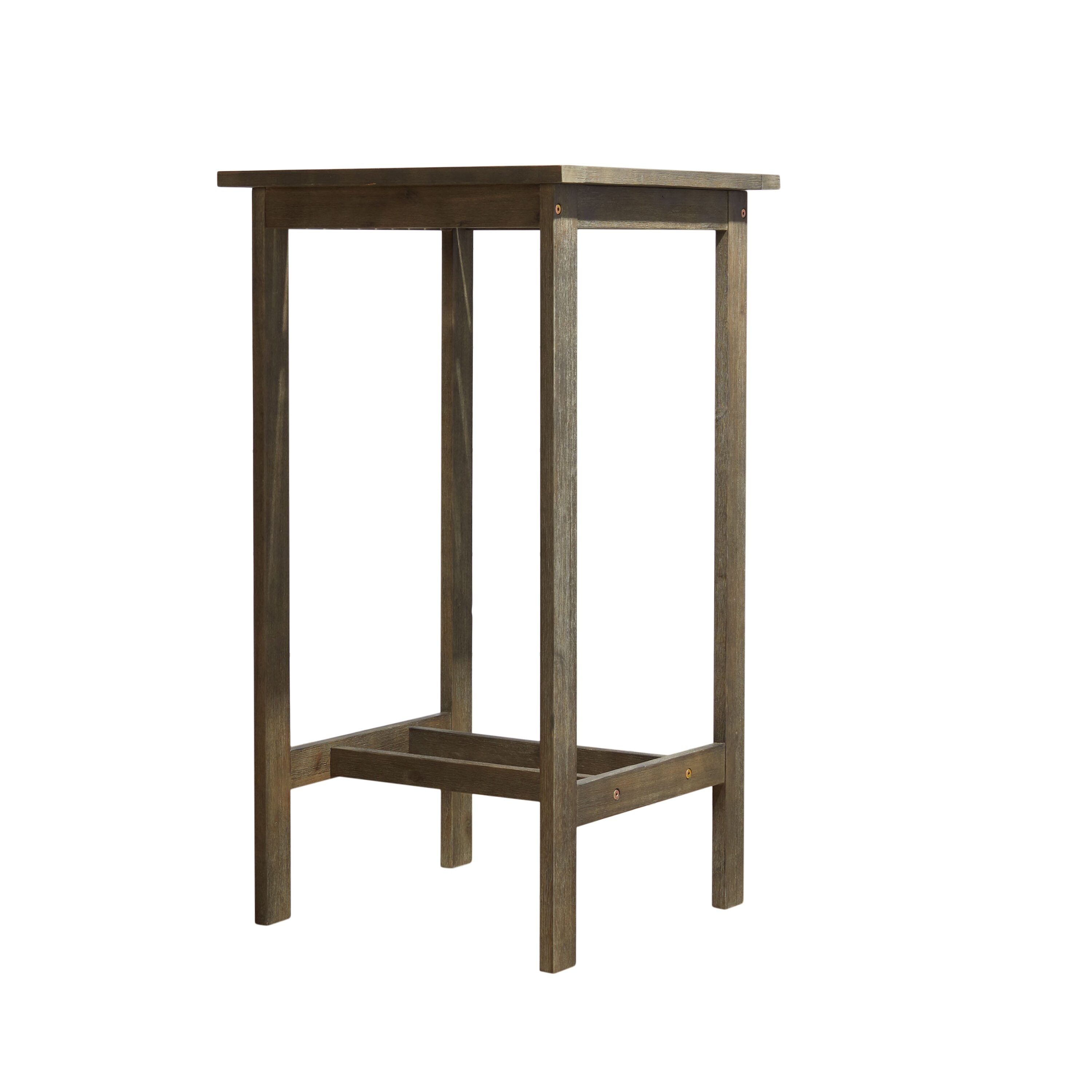 AZEN M1355 Gray Acacia Patio Bar