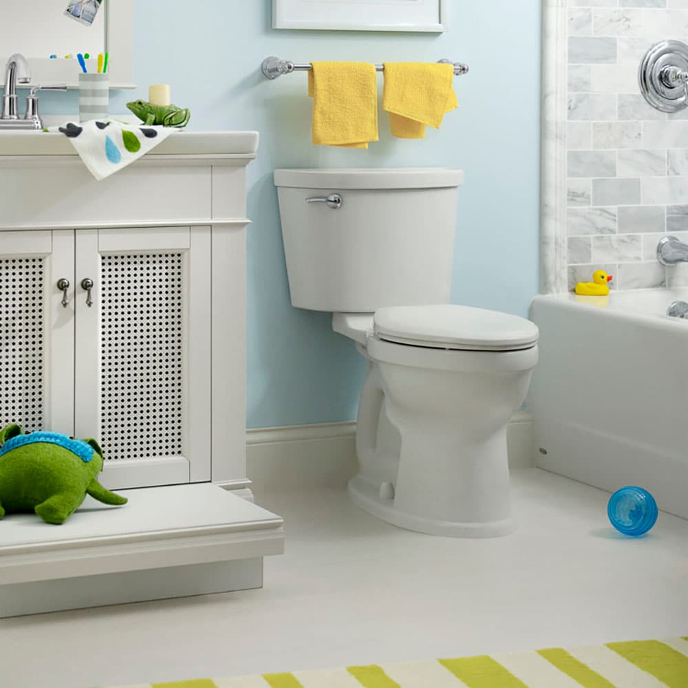 American Standard 211BA005.020 Champion Pro White Round Chair height 2-piece Toilet 12-in Rough-In 1.28 GPF