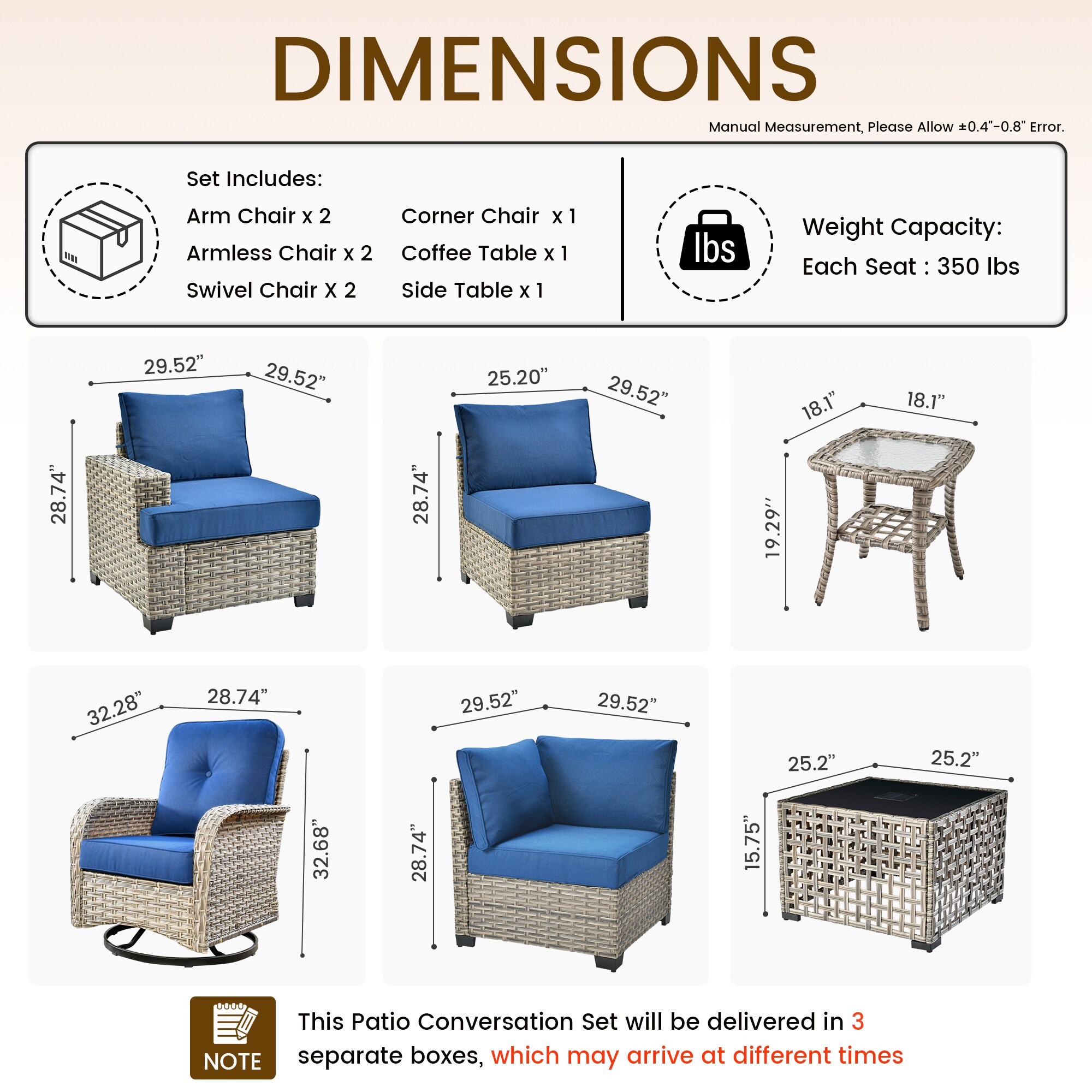 Pouuin SVYZBS700-9 Patio-Sofas-Daybeds - View #2
