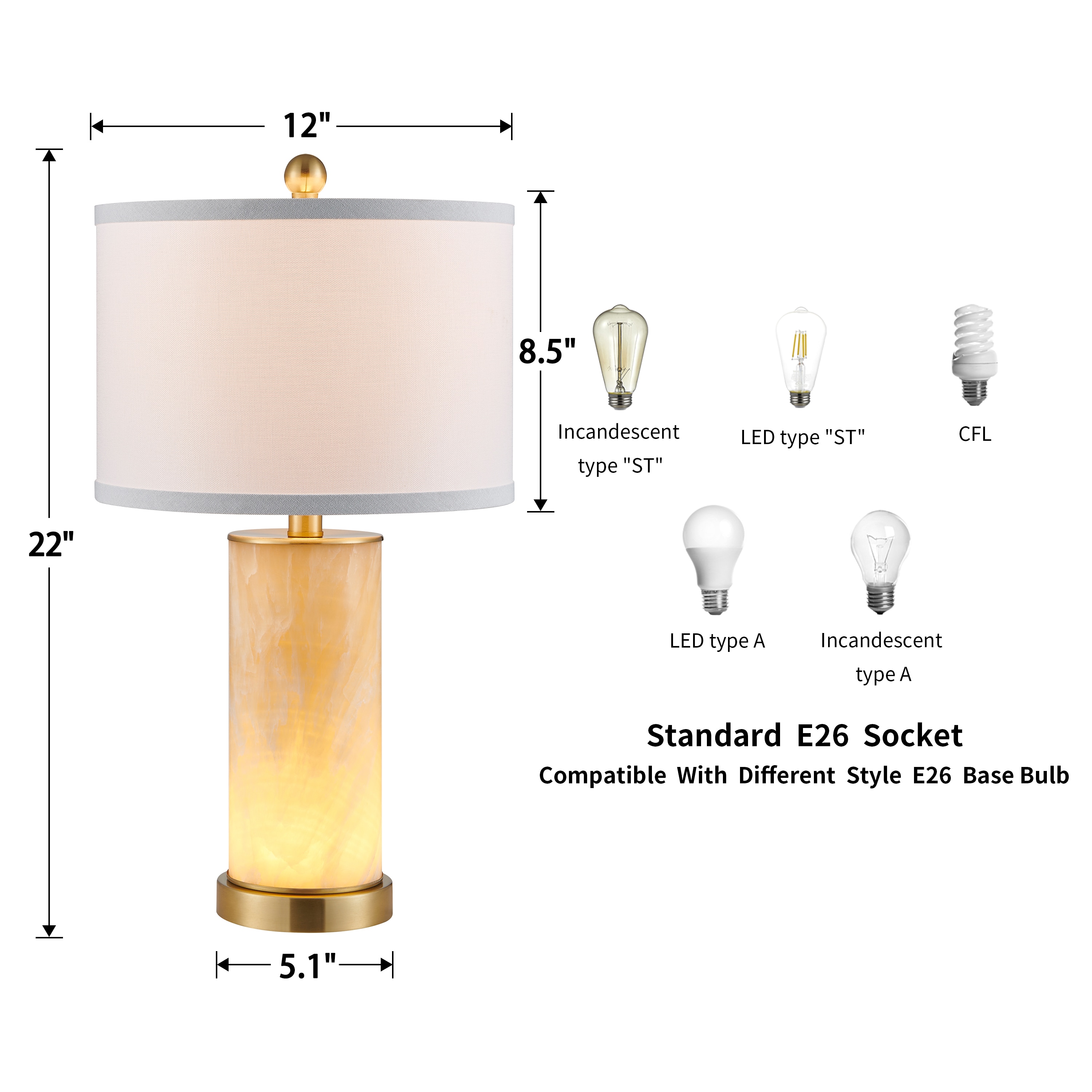 KAWOTI 21322 Table-Lamps - View #9