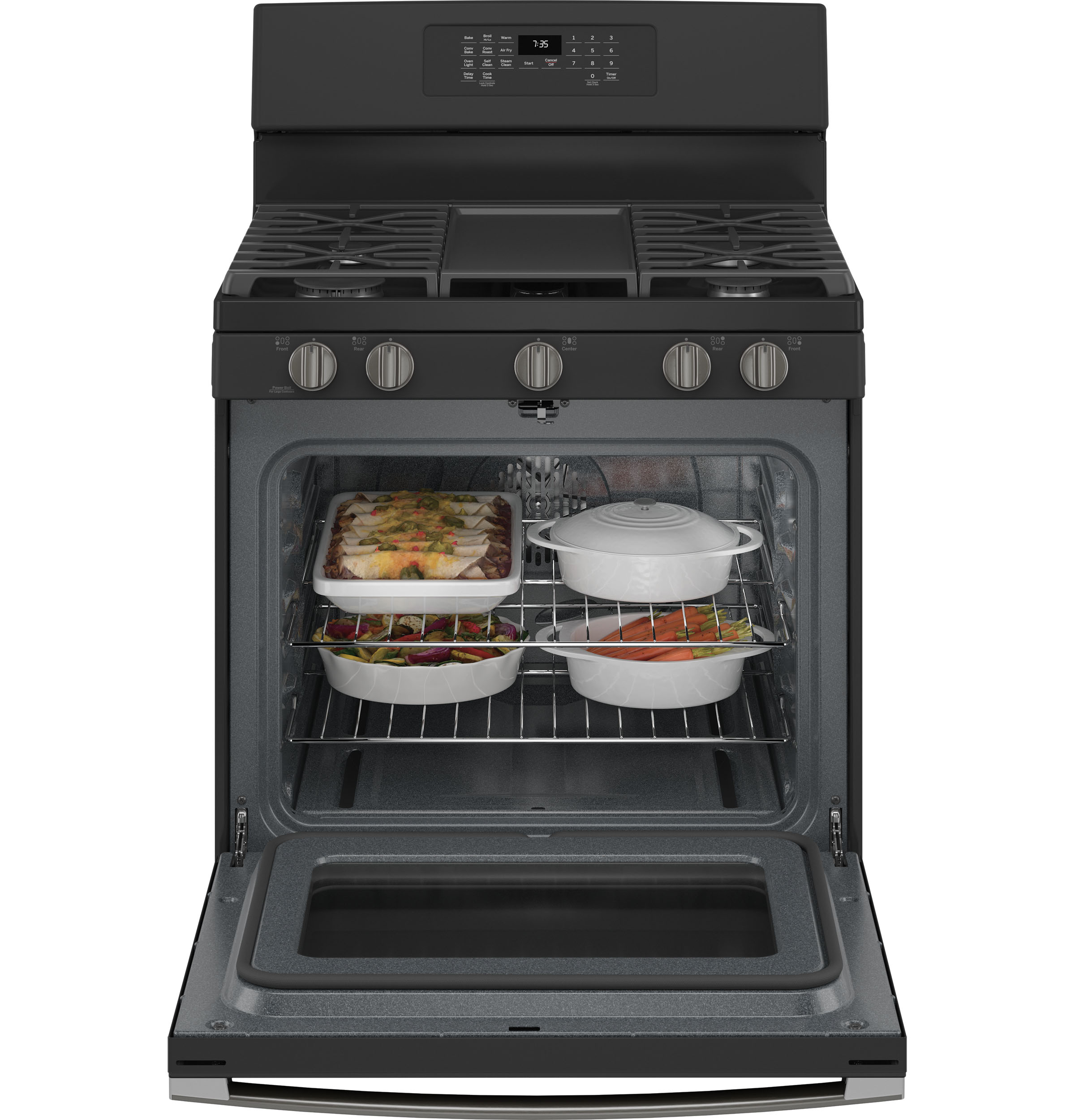 Awoco 30” Freestanding 4 Burners Range with 3.5 cu ft. Convection Oven