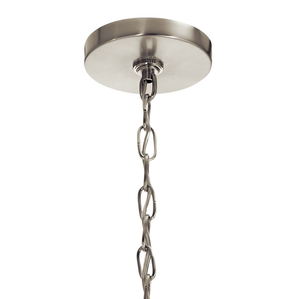 Deryn Distressed Gray 24.25" 4-Light Geometric Chandelier