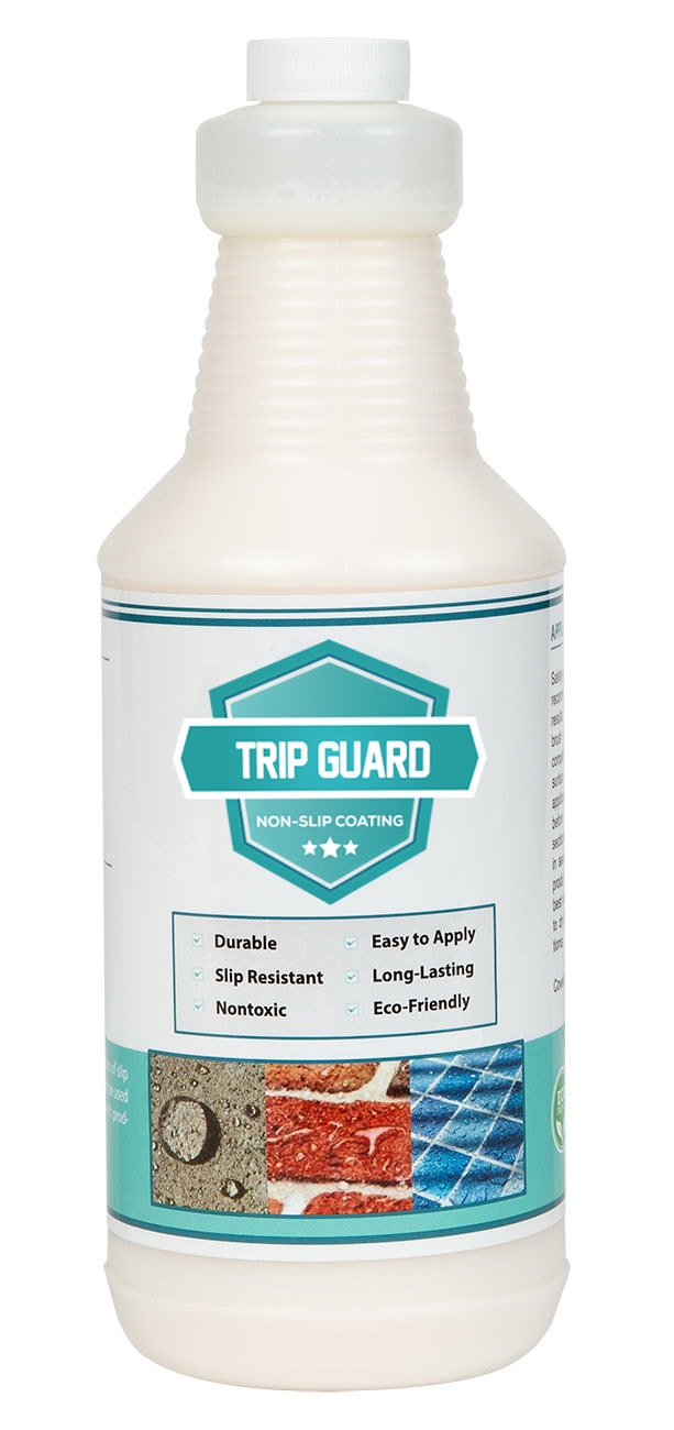 Trip Guard Non Slip Clear Soft-gloss Interior/Exterior Anti-skid Porch and  Floor Paint (1-quart) in the Porch & Floor Paint department at
