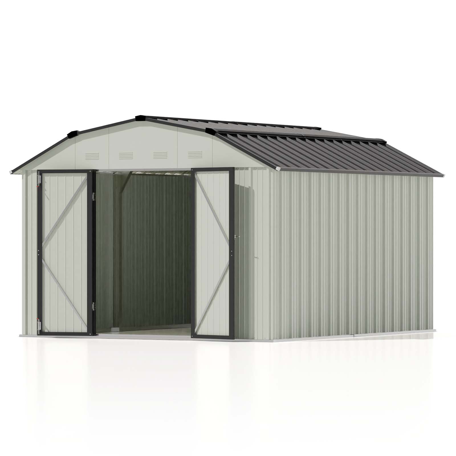Patiowell WES-PS23-0299-2GY Metal-Storage-Buildings-Sheds - View #2