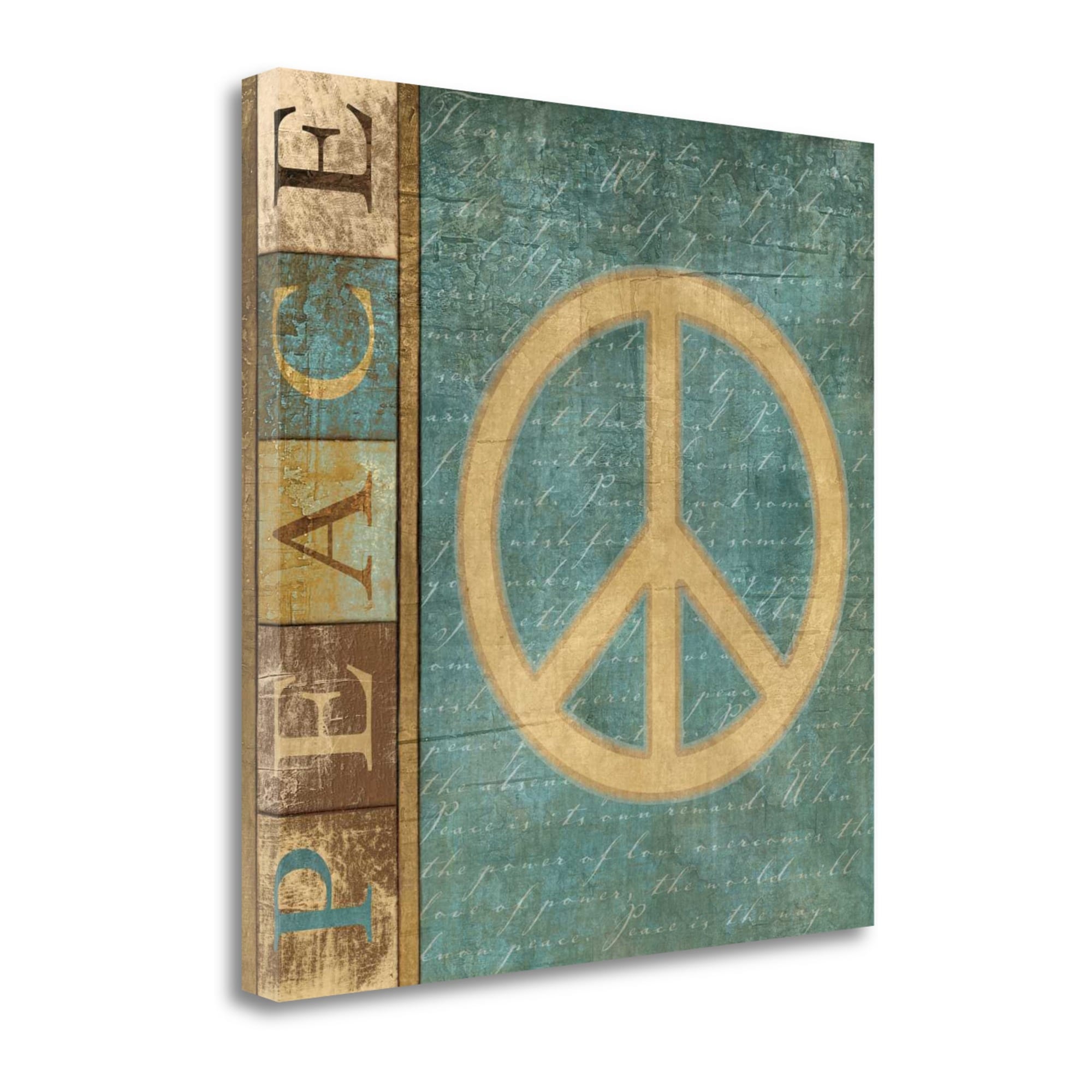 Tangletown Fine Art BAPB20980-2020C Peace Inspiration Piper Ballantyne 20-in H x 20-in W Inspirational Print on Canvas