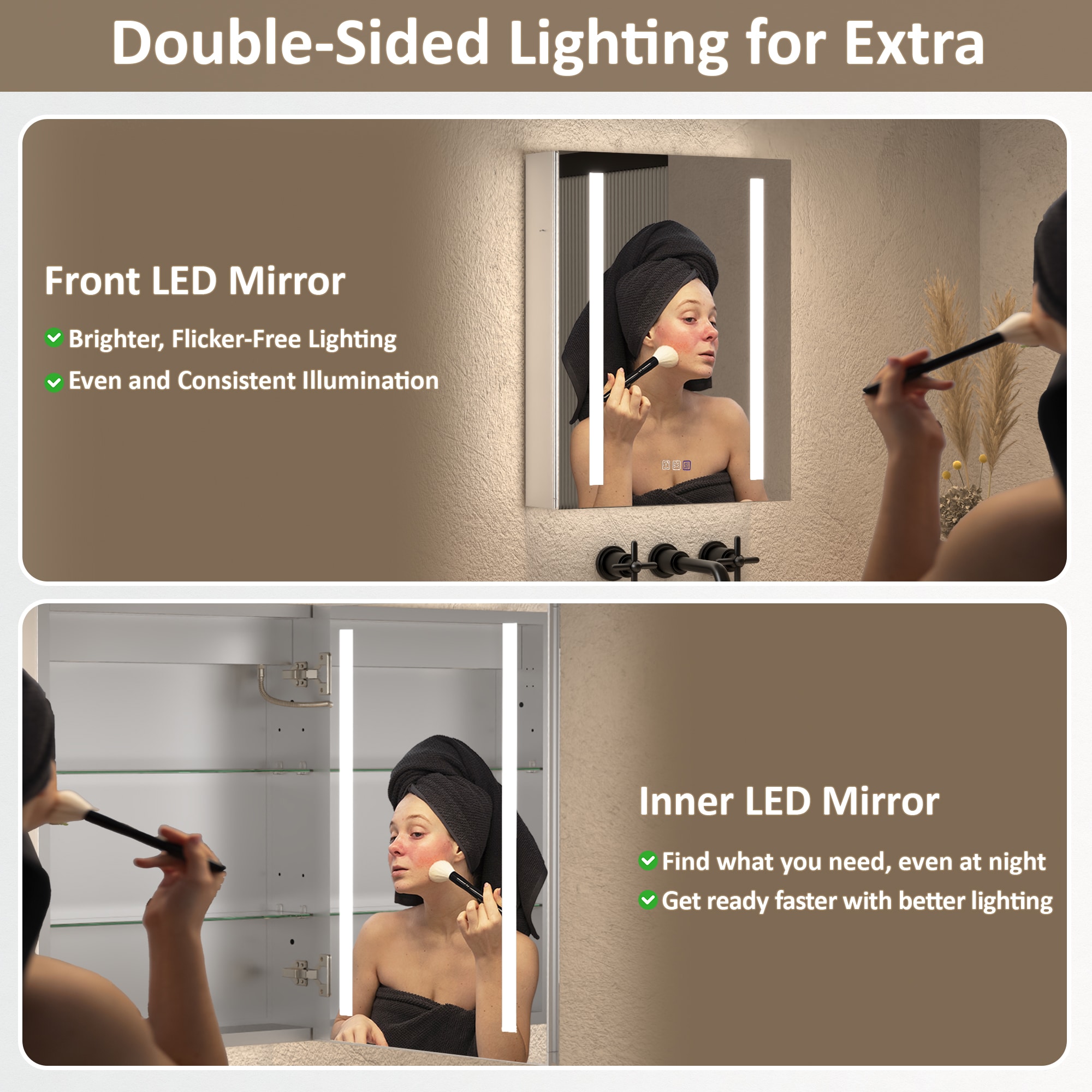 ExBrite DHMC2026V3R Bathroom-Medicine-Cabinets - View #9