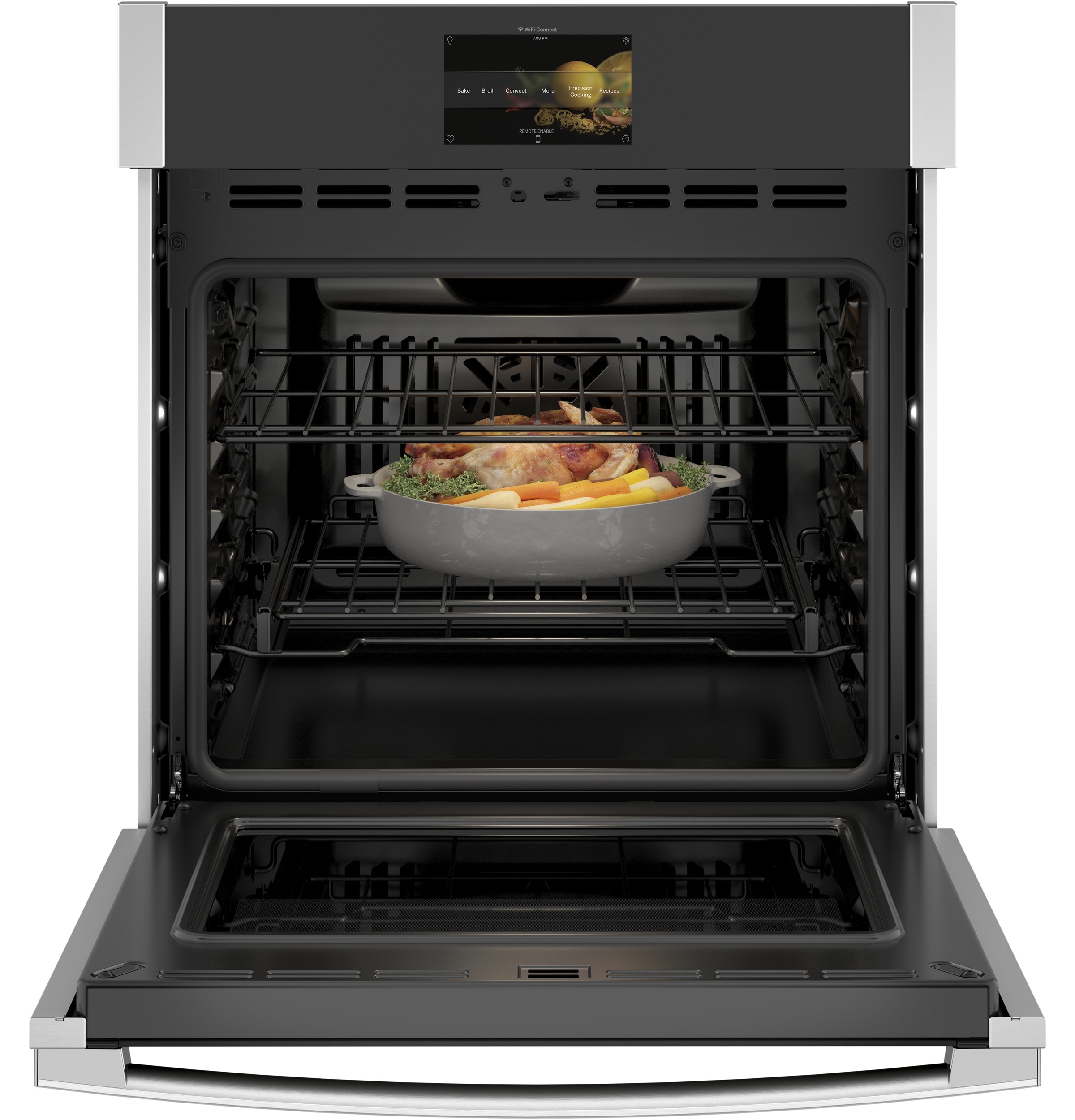 GE Profile Smart Oven with No Preheat ӏ 11-in-1 Countertop Oven ӏ  Large-Capacity Countertop Oven ӏ Black