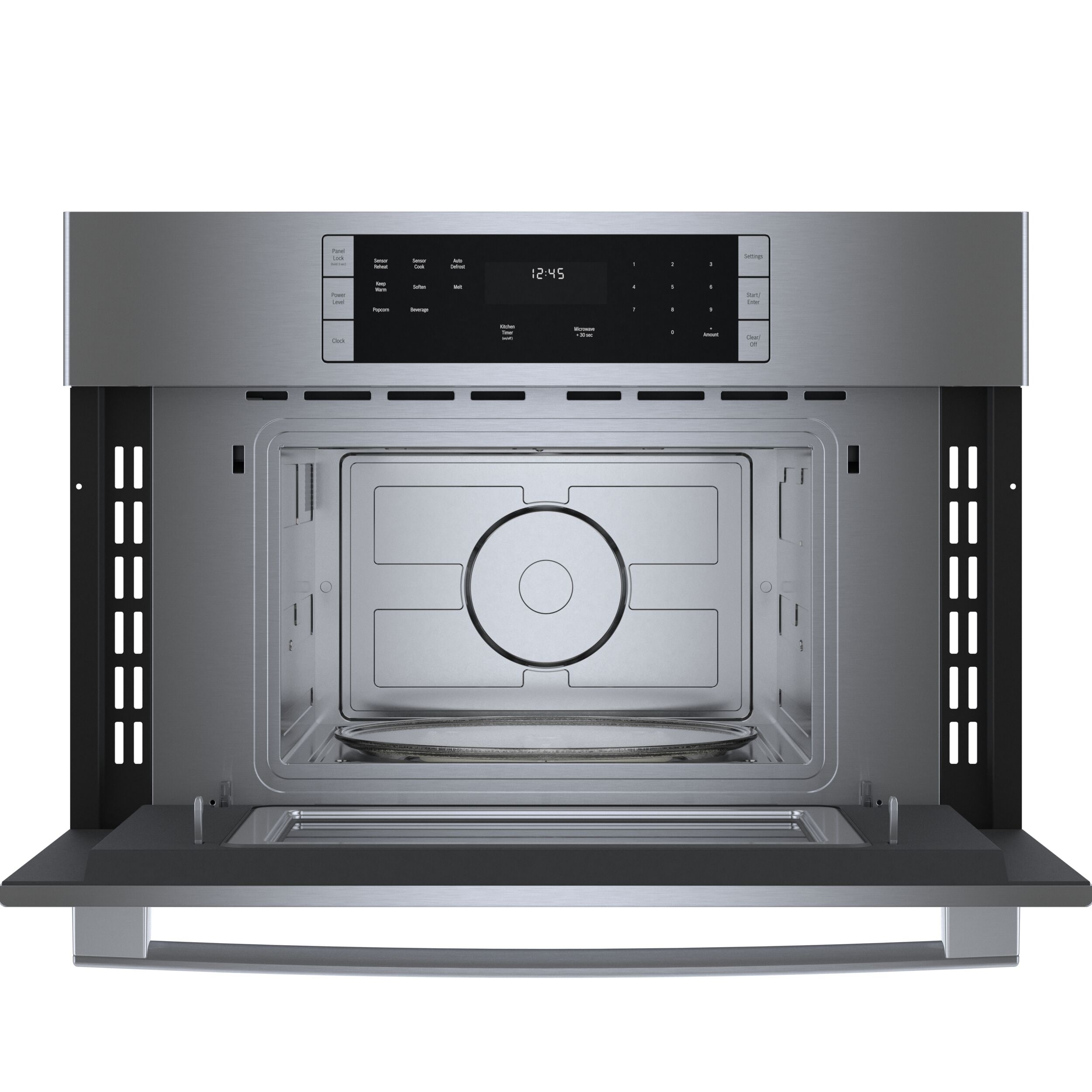 Bosch 500 Series 1.6-cu ft 950-Watt Built-In Microwave with Sensor Cooking  Controls (Stainless Steel) in the Built-In Microwaves department at