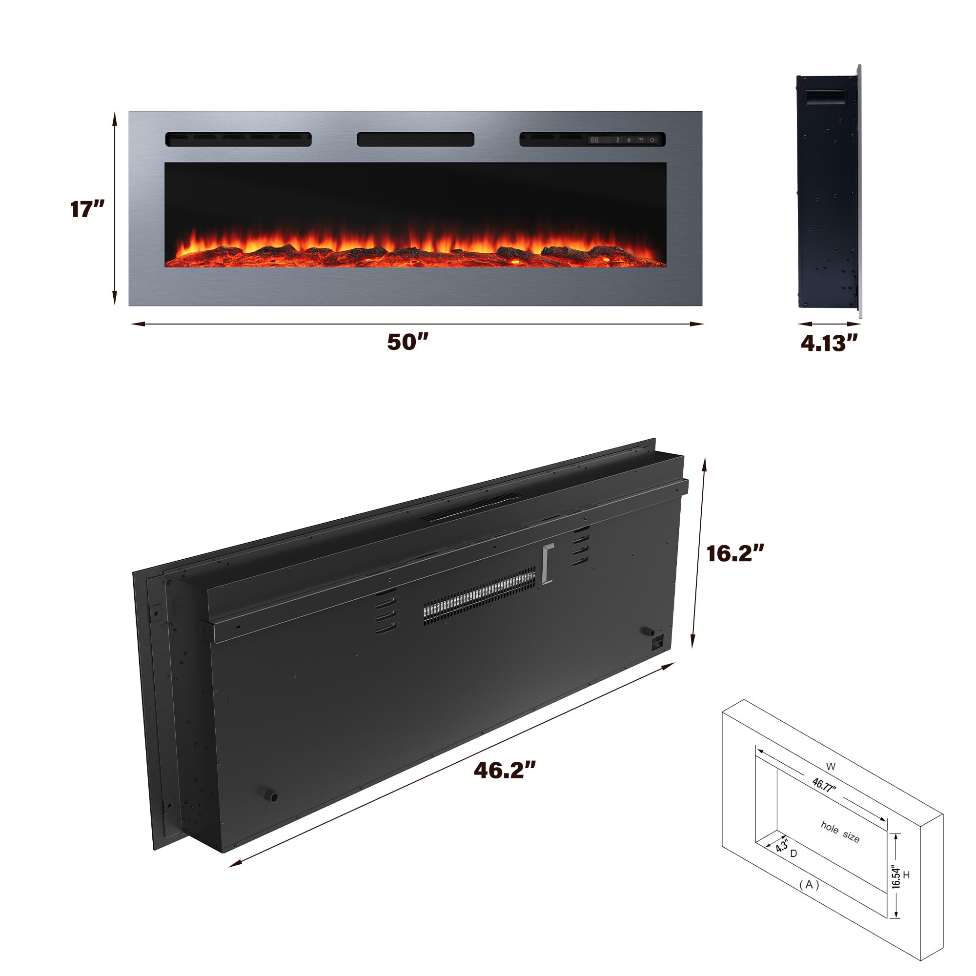 Mondawe MO-CB73977 Electric-Fireplaces - View #12