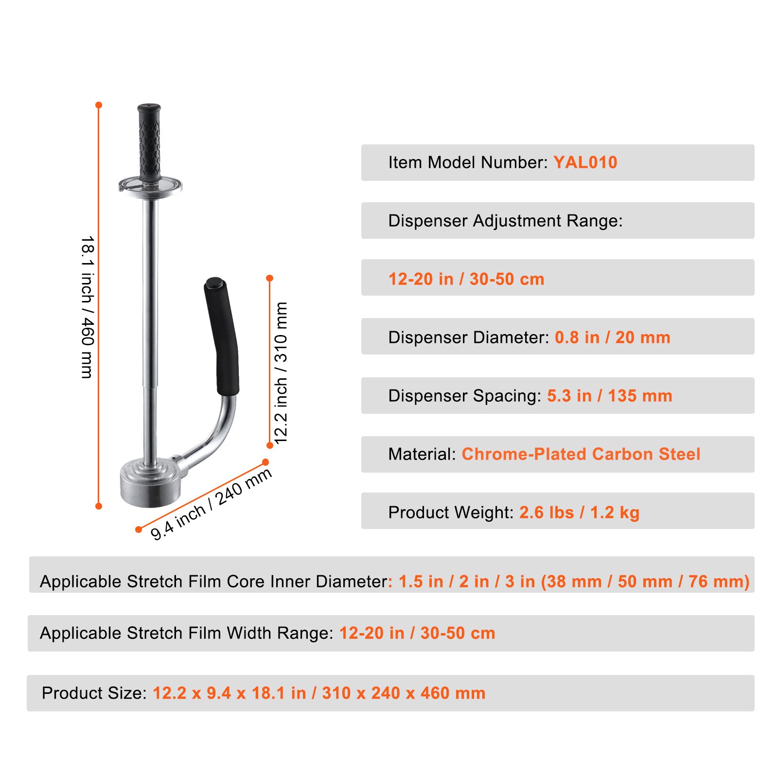 VEVOR SCCRMFPQ122004009V0 Specialty-Automotive-Hand-Tools - View #7