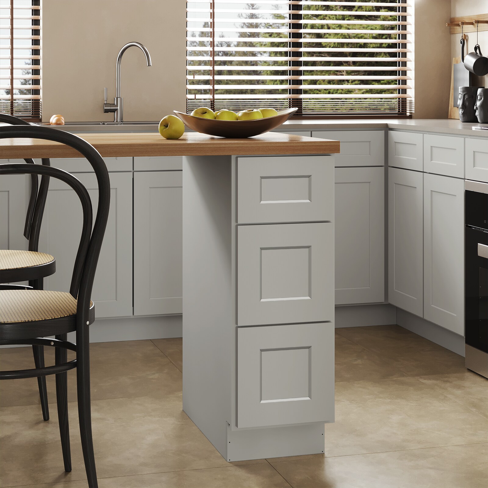 LOVMOR SD-3DB12-LOWES Cabinets-Kitchen - View #2
