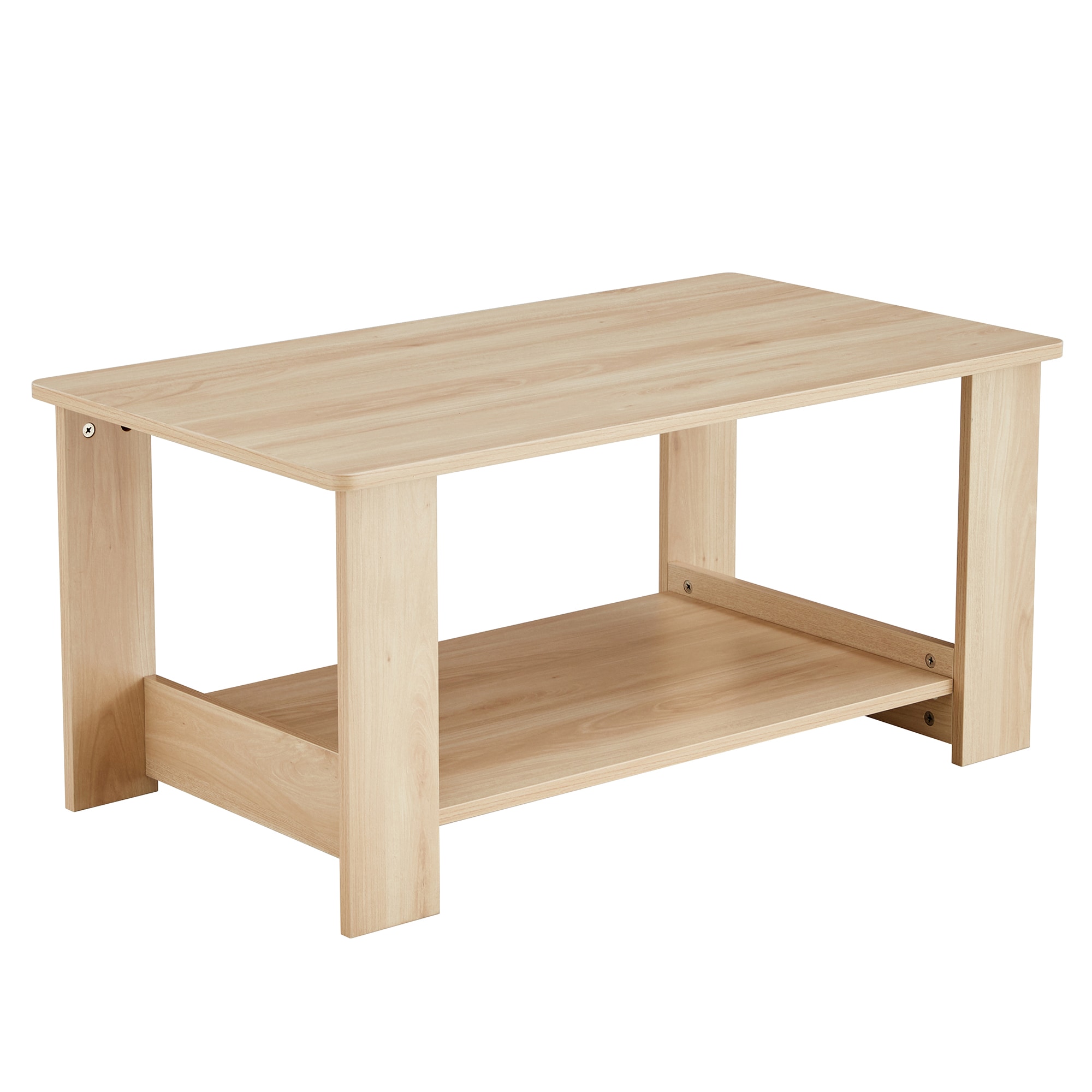 Flynama L-119293 Natural MDF Modern Coffee Table