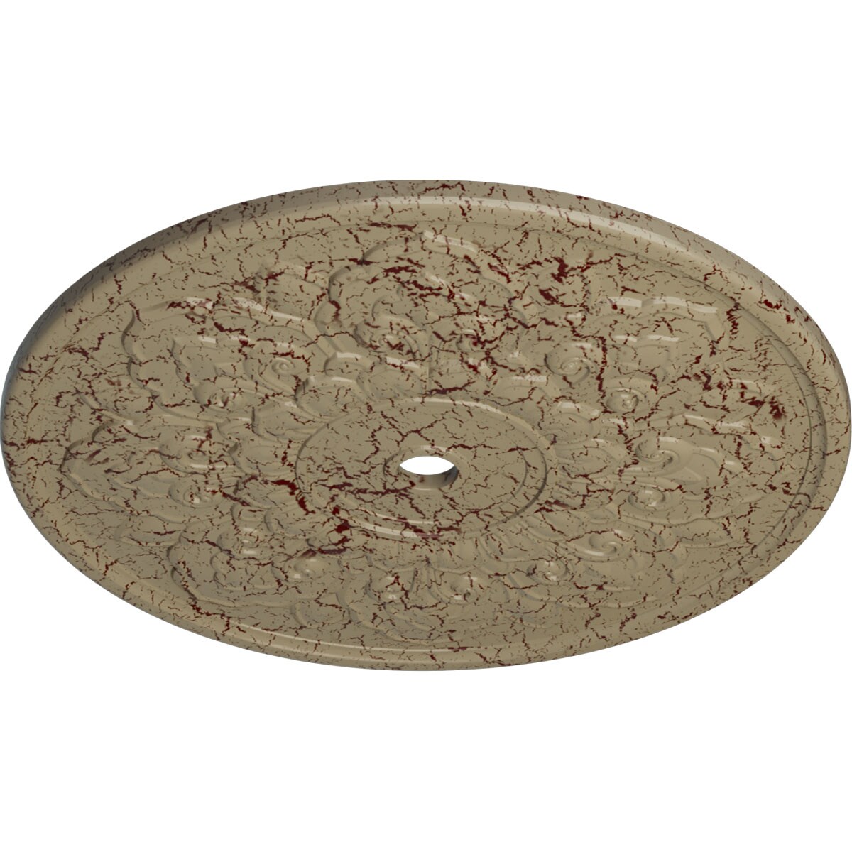 Ekena Millwork CM50LOGDC Ceiling-Medallions - View #2