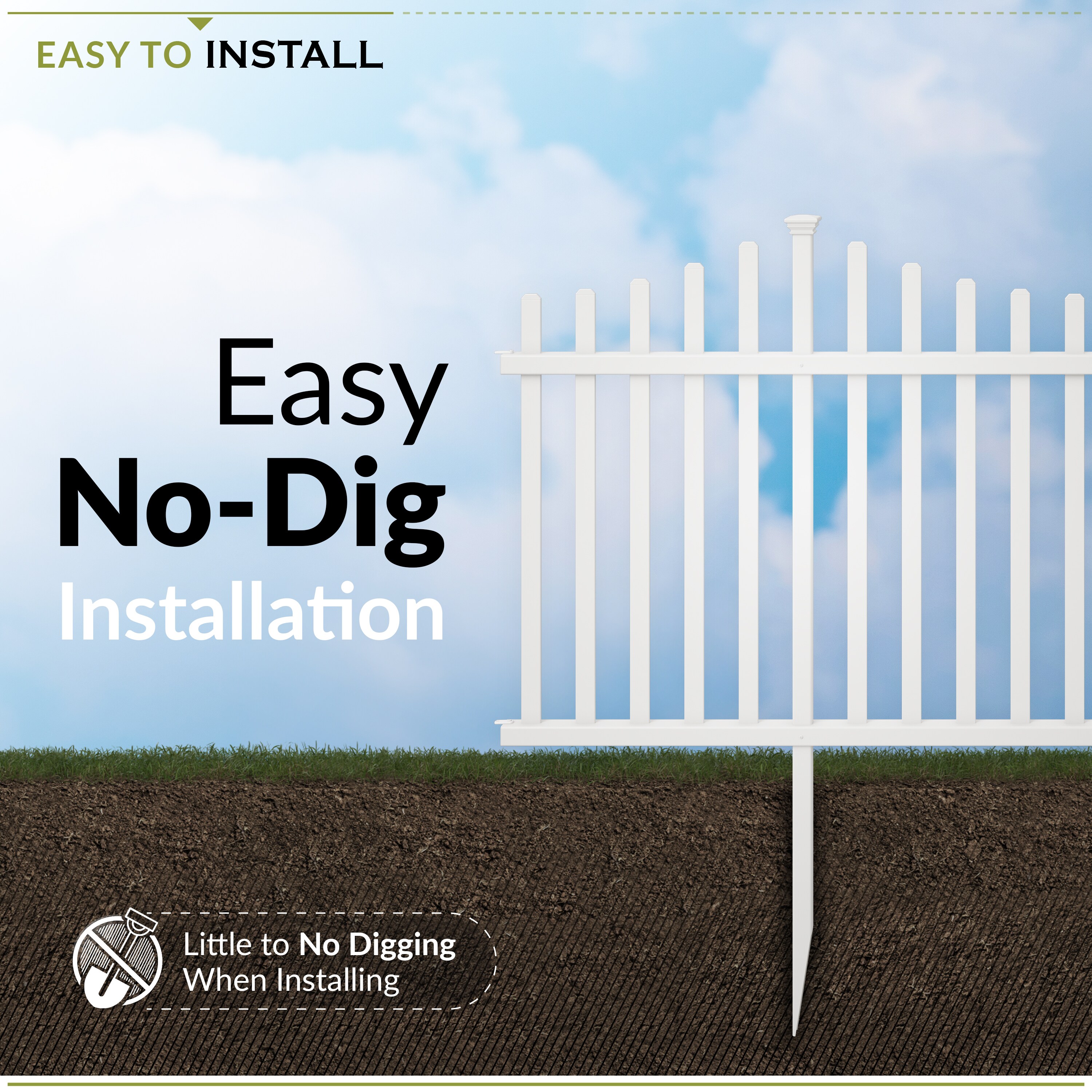 Zippity Outdoor Products ZP19018 Vinyl-Fence-Panels - View #3