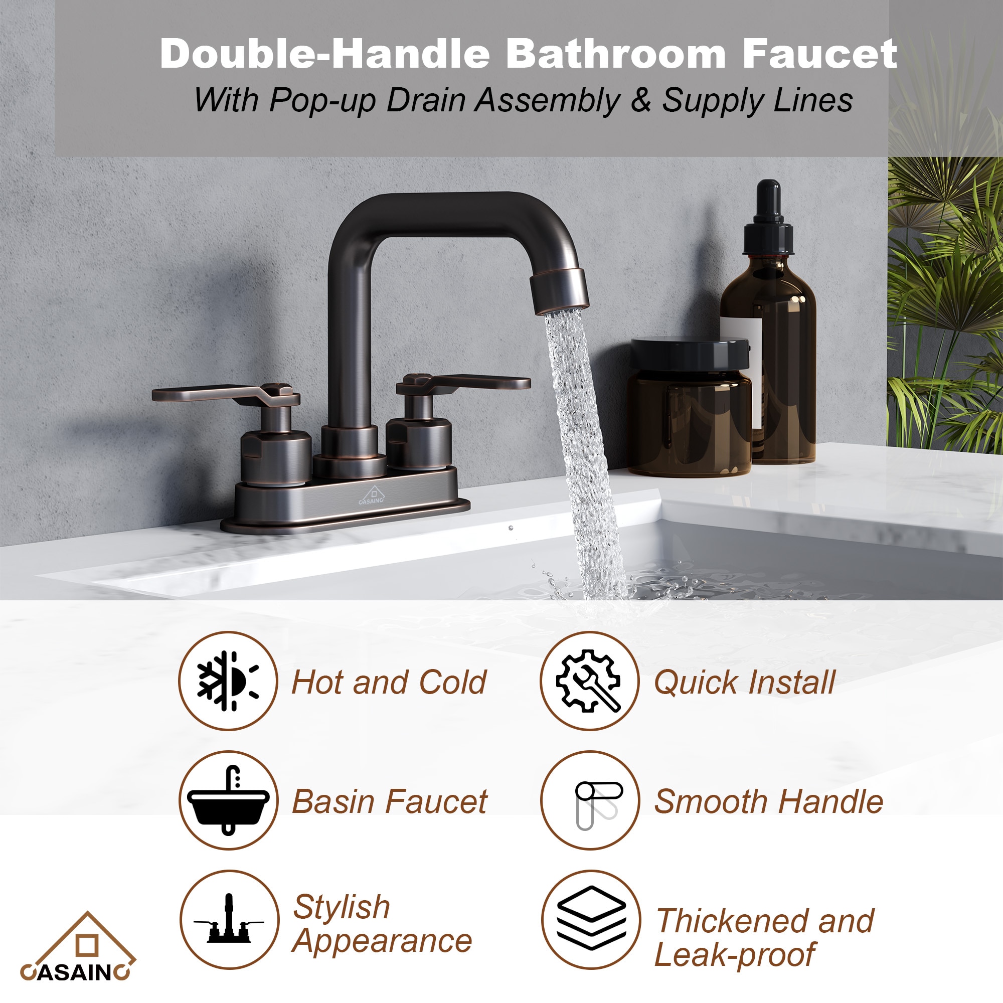 CASAINC KCLT0004-ORB Lavatory-Faucets - View #9
