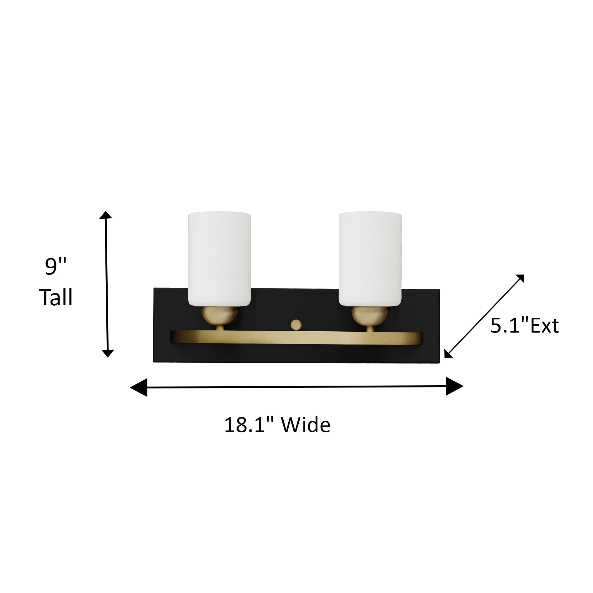 Whitfield Lighting VL2010-2BKGL b089995 - View #8