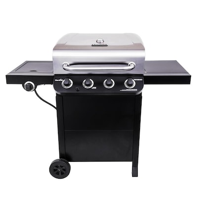 Char-Broil Performance Black and Stainless Steel 4-Burner Liquid Propane Gas Grill with 1 Side Burner Lowes.com