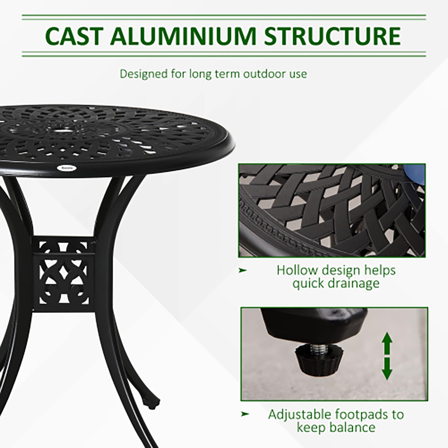 GZMR GM-DH-66011 Patio-Tables - View #6
