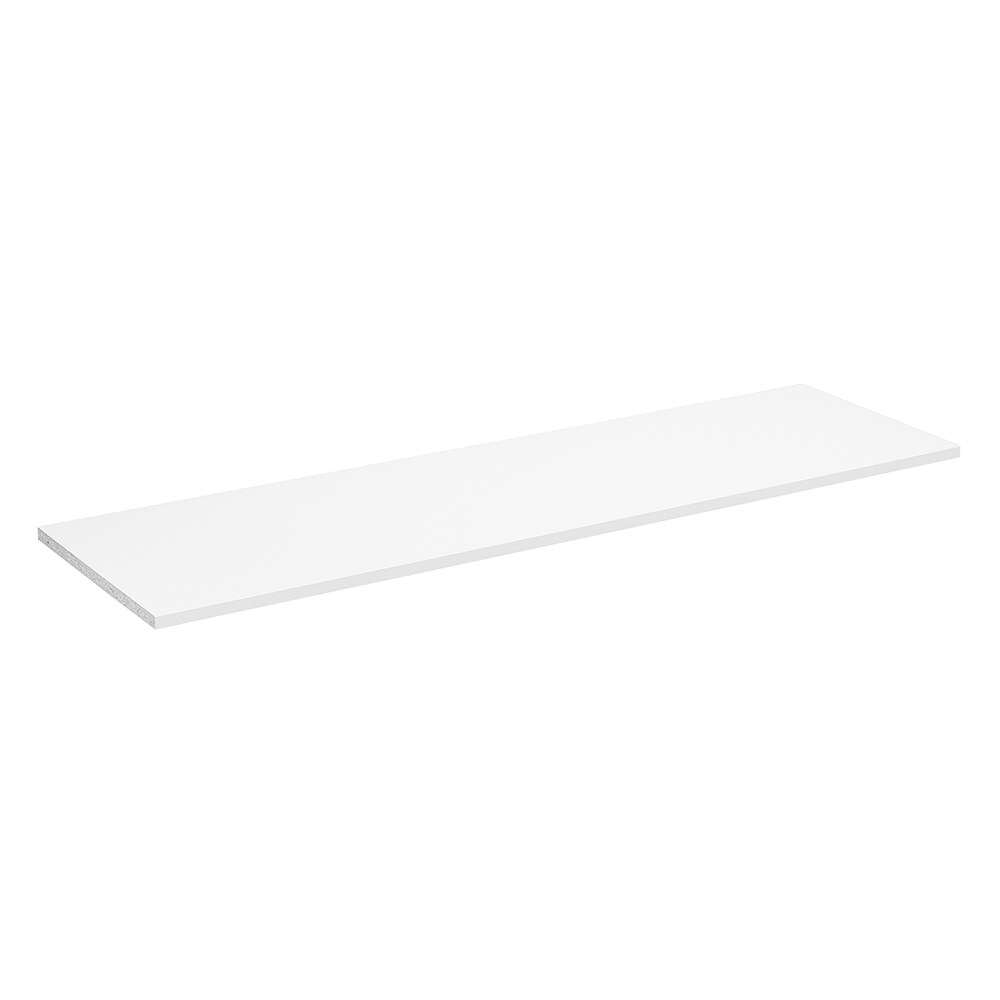 ClosetMaid BrightWood 48-in W x 14-in D White Solid Shelving Wood Closet Shelf (1 Shelf)
