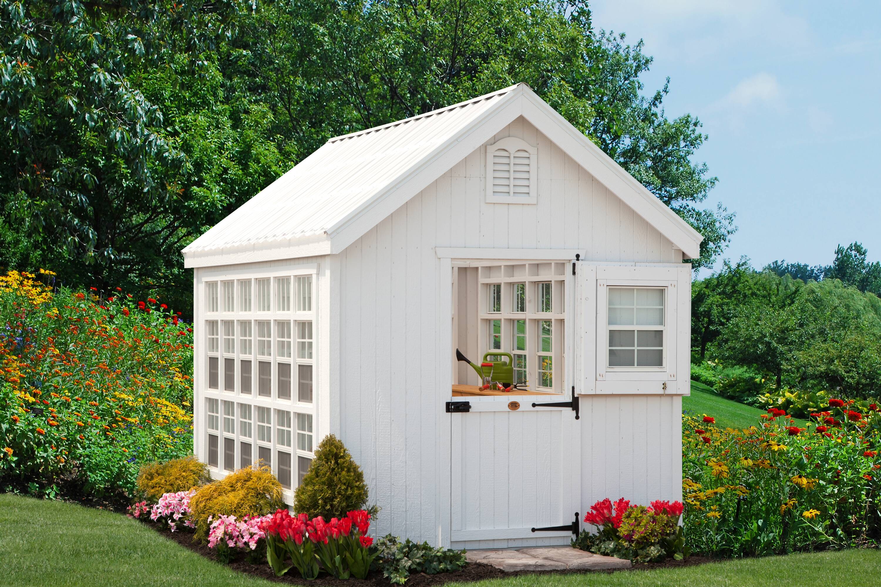 Little Cottage Co 10X12 LCG-PNK greenhouses - View #2