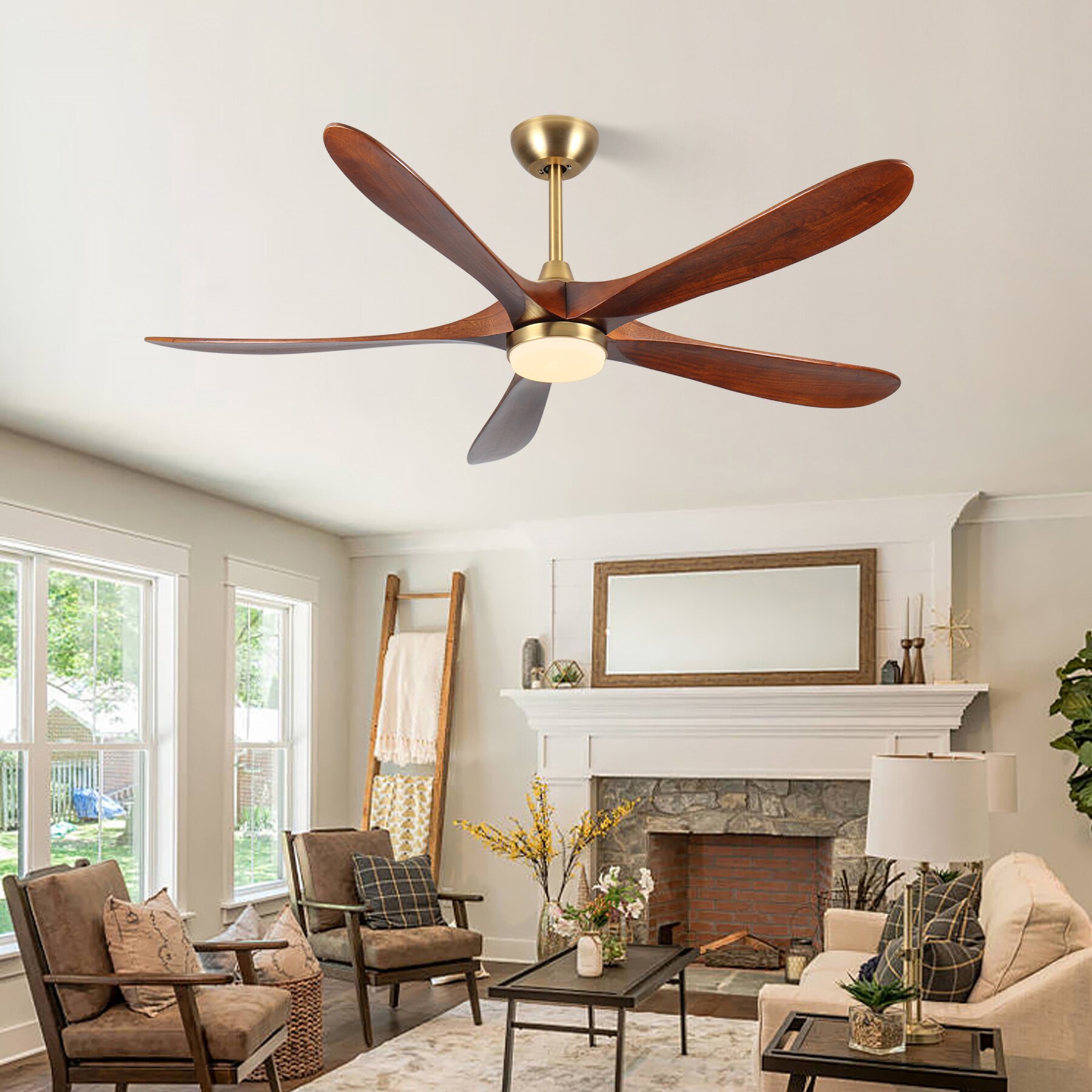 SINOFURN SYD130081WT Ceiling-Fans - View #3