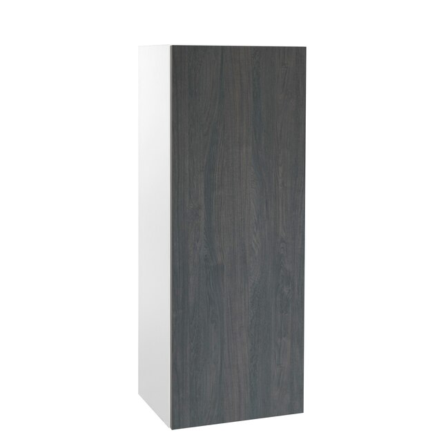 Cambridge 12-in W x 42-in H x 12-in D Carbon Marine Wood Engineered Wood Door Wall Stock Cabinet Cambridge 12-in W x 42-in H x 12-in D Carbon Marine Wood Engineered Wood Door Wall Stock Cabinet
