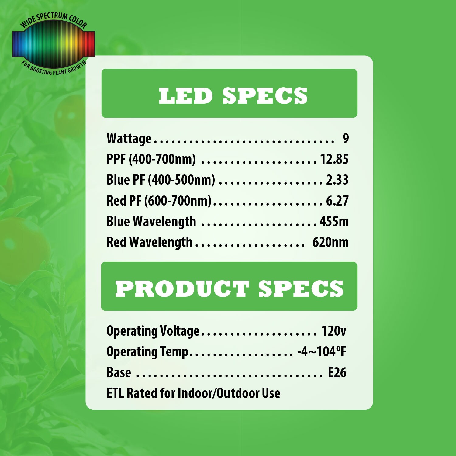 Stonepoint LED Lighting GR-BR30 Grow-Light-Bulbs - View #5