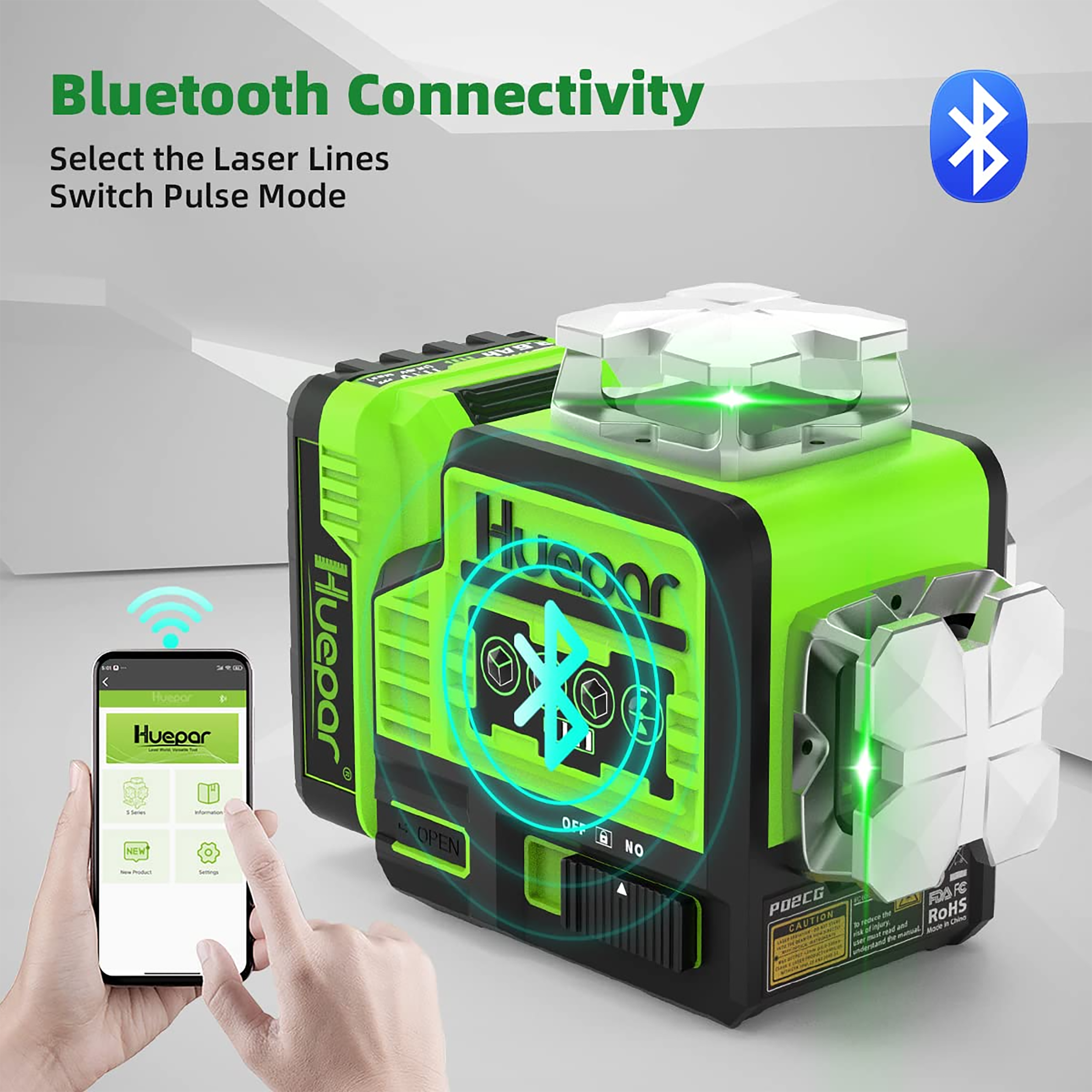 Huepar P02CG Laser-Level - View #2