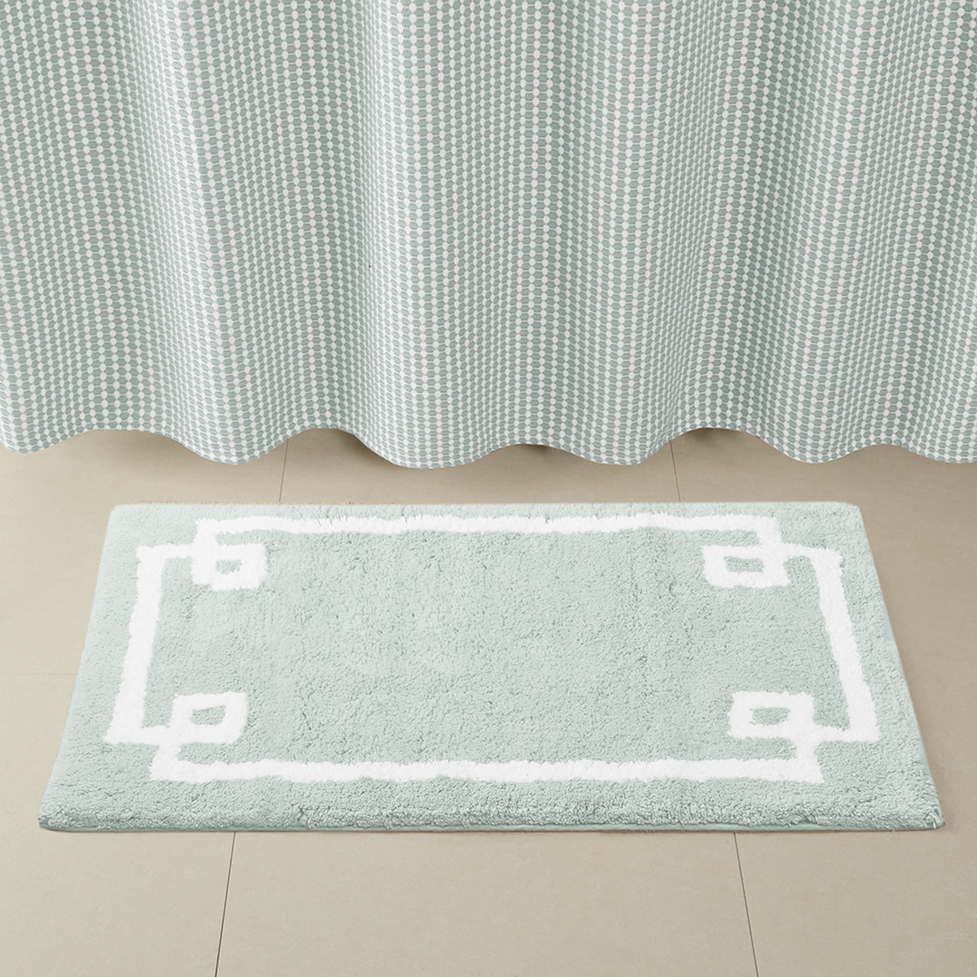 HyperDrop Cart 20x30 Inch Cozy Cotton Tufted Bath Rug/ Soft Stylish Absorbent Bathroom Carpet