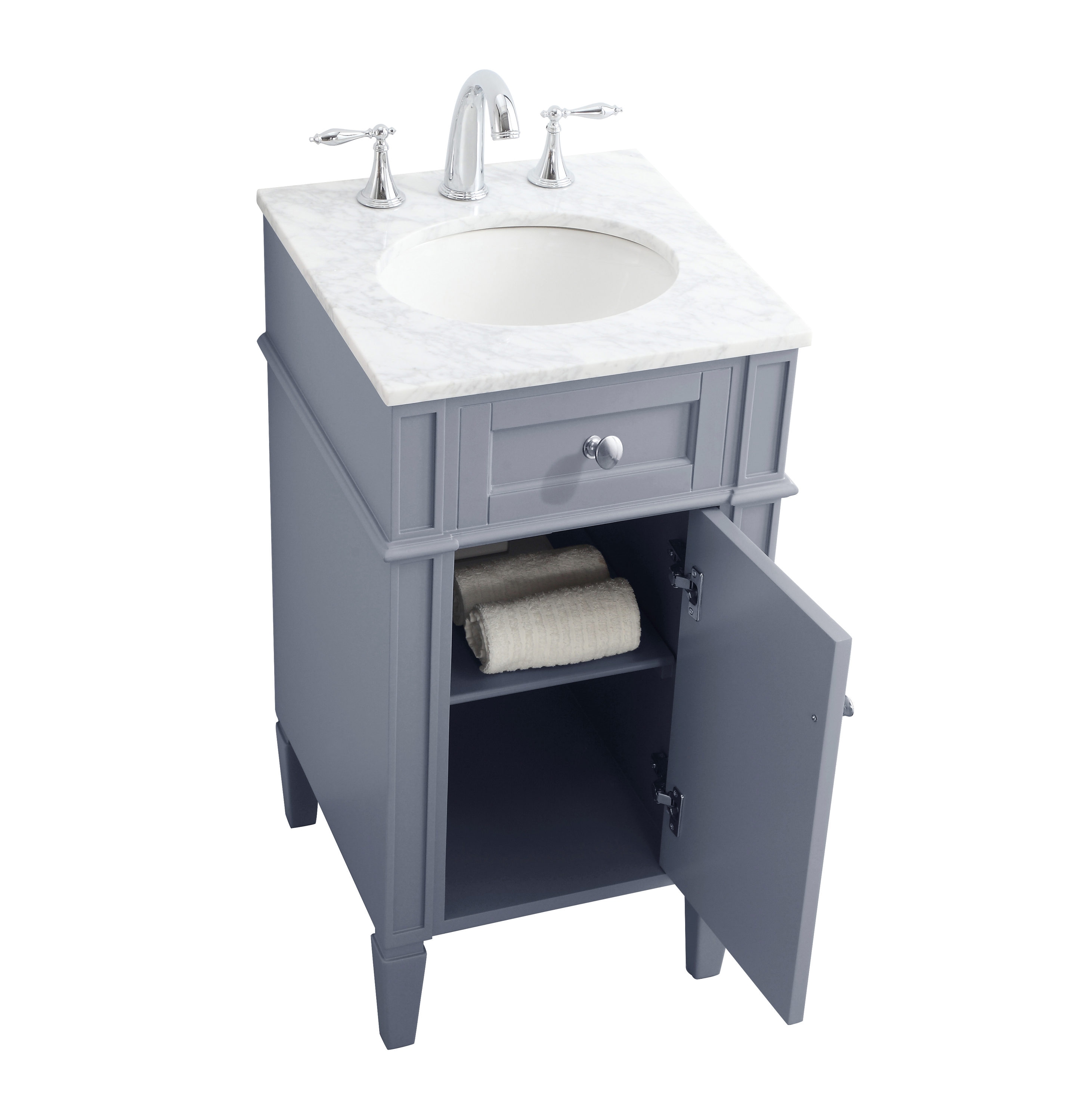 Elegant Decor HF37554GR Bath-Vanity-Combo - View #15