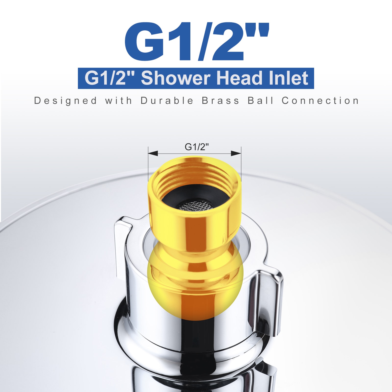 WOWOW H5014C-LW Fixed-Showerhead - View #5