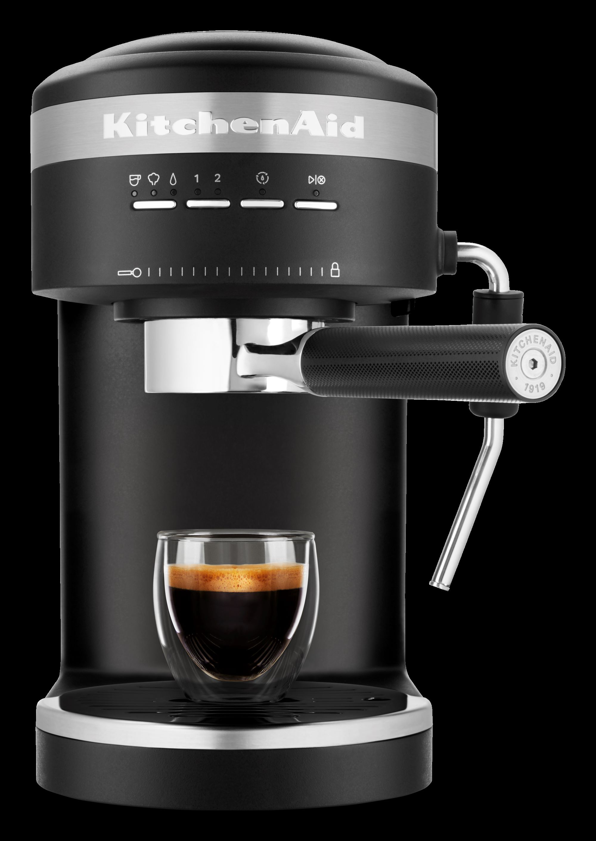 KitchenAid Semi-Automatic Espresso Machine - Black (KES6403BM) for