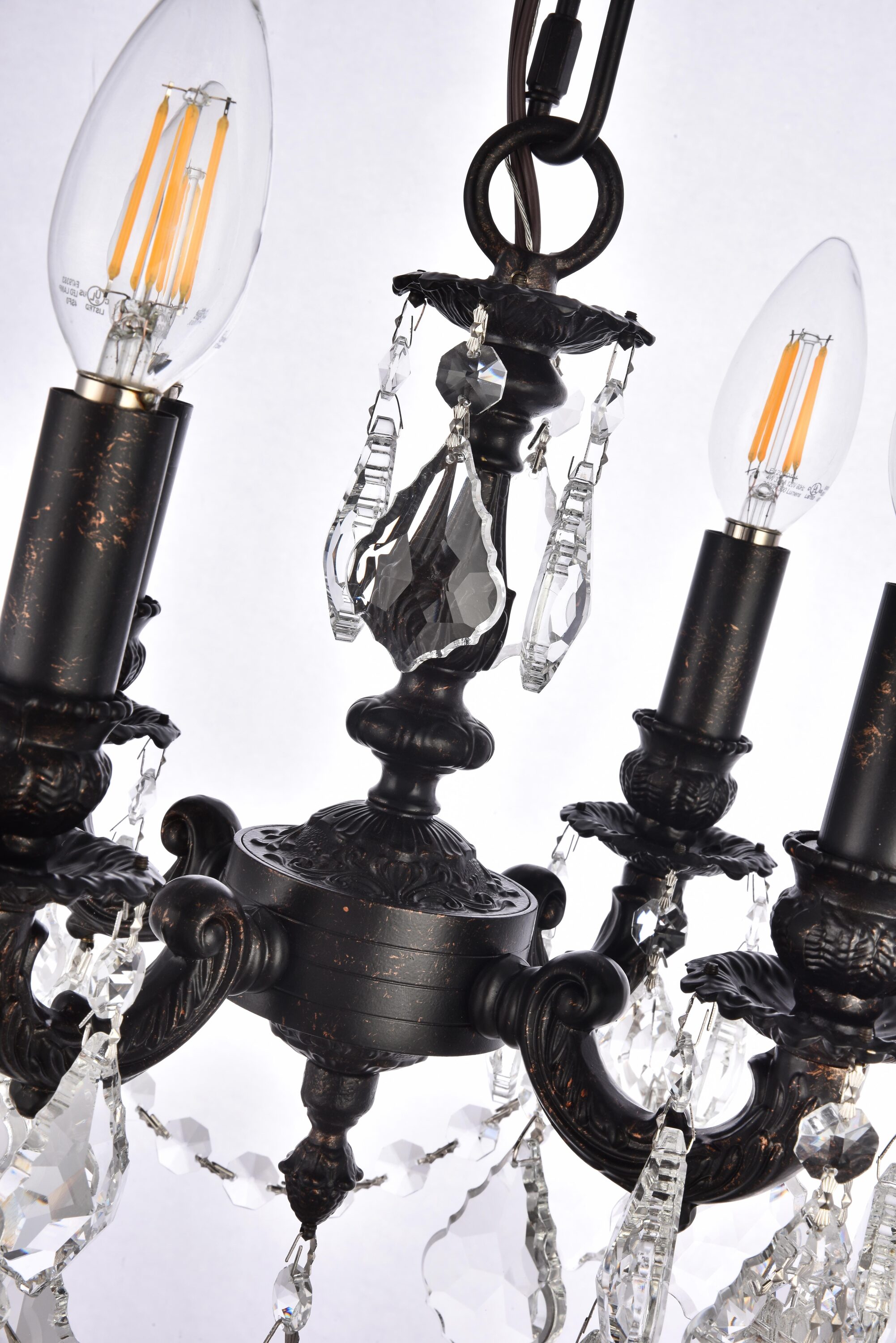 Elegant Decor HF27312D10DBRC Pendant-Lights - View #5