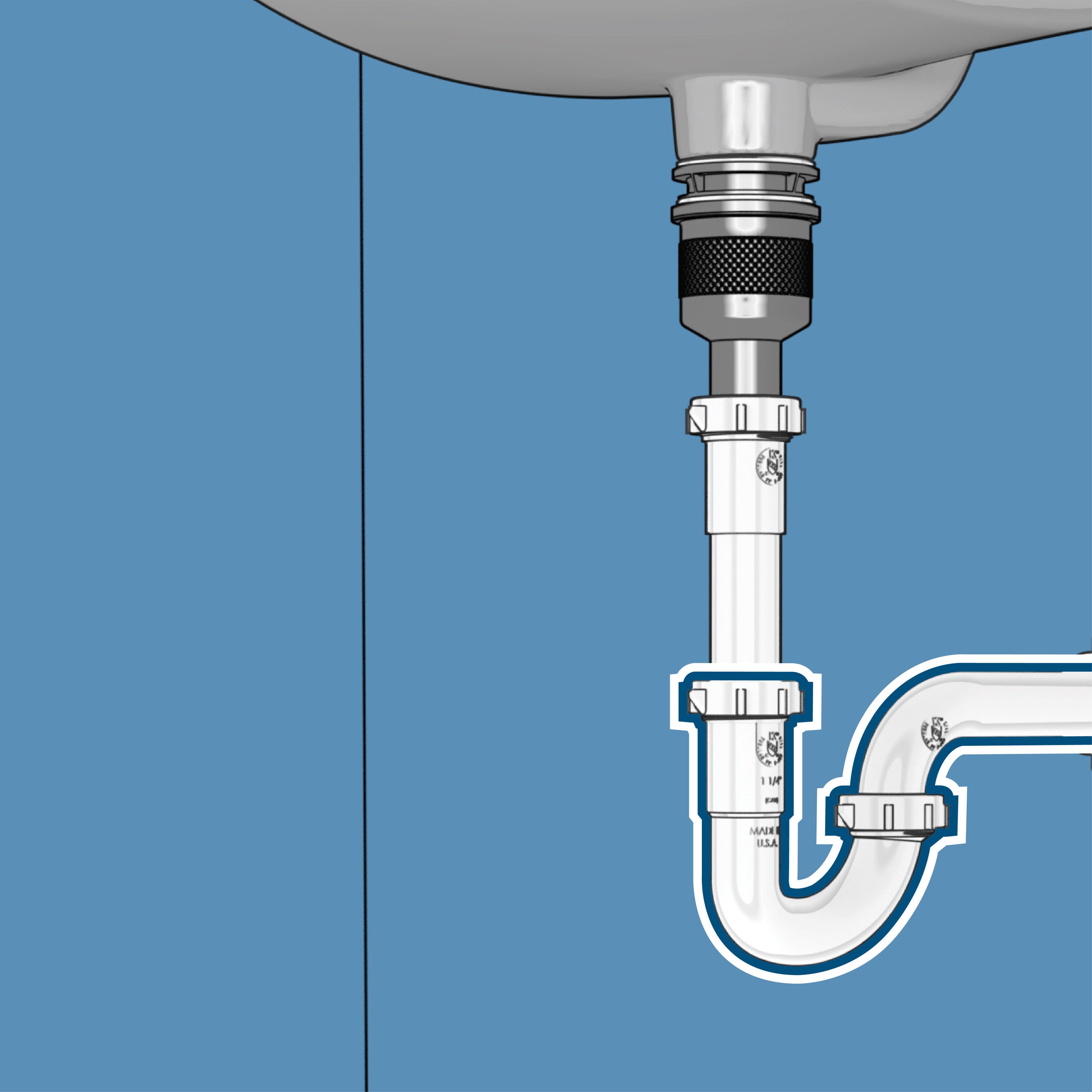 Dearborn 1000000612 Under-Sink-Tubular-Drainage - View #5