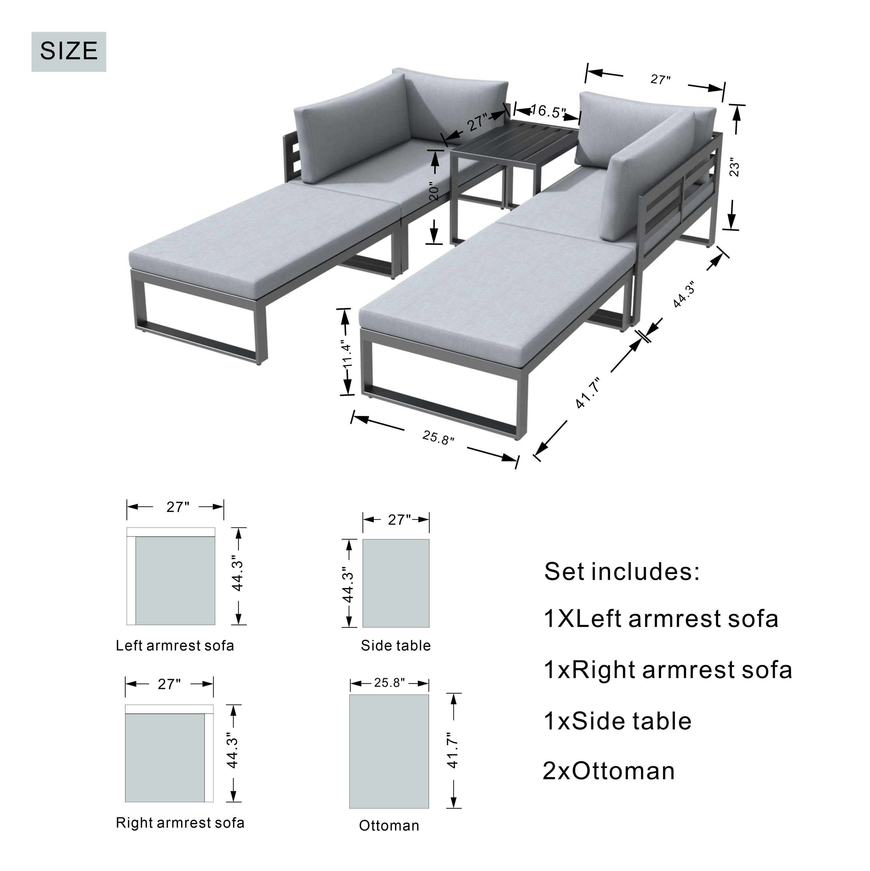 Direct Wicker DWG-50128G&2333BR Patio-Conversation-Sets - View #17