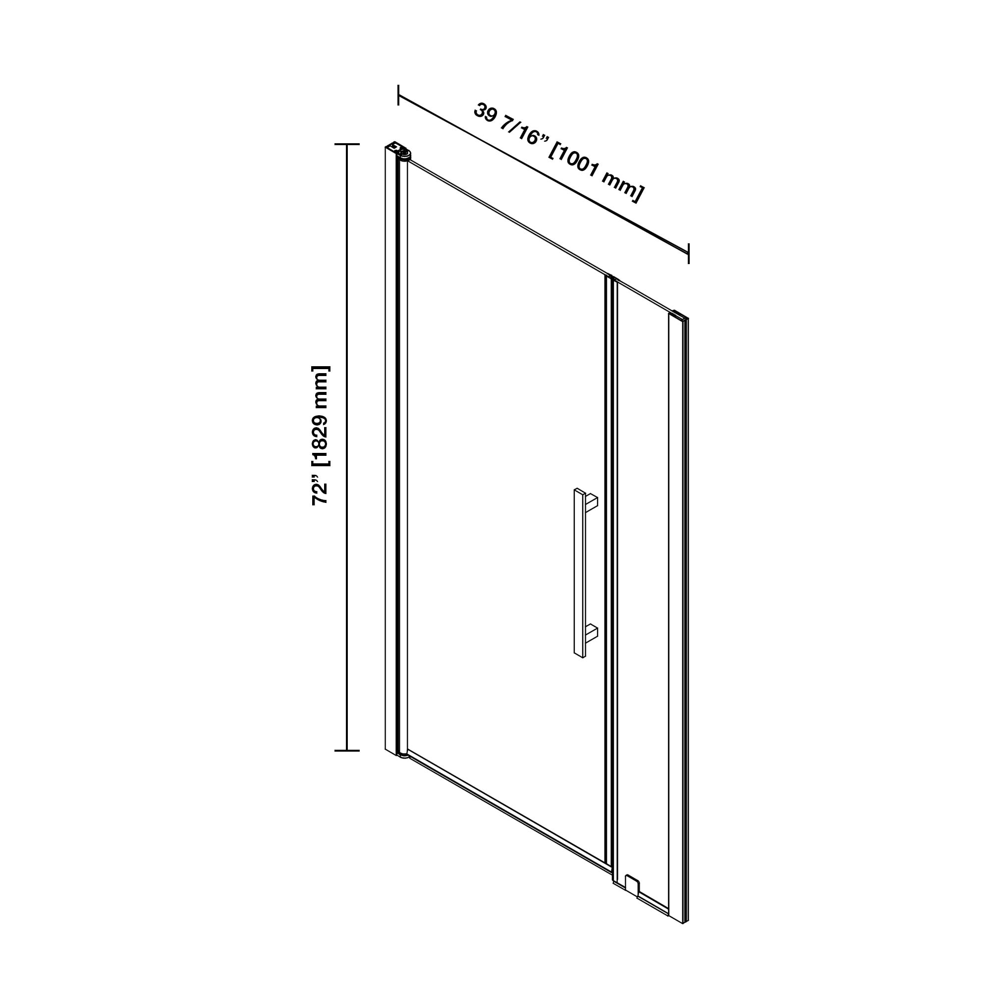 OVE Decors 15SGP-PASA41-BLK Shower-Doors - View #4