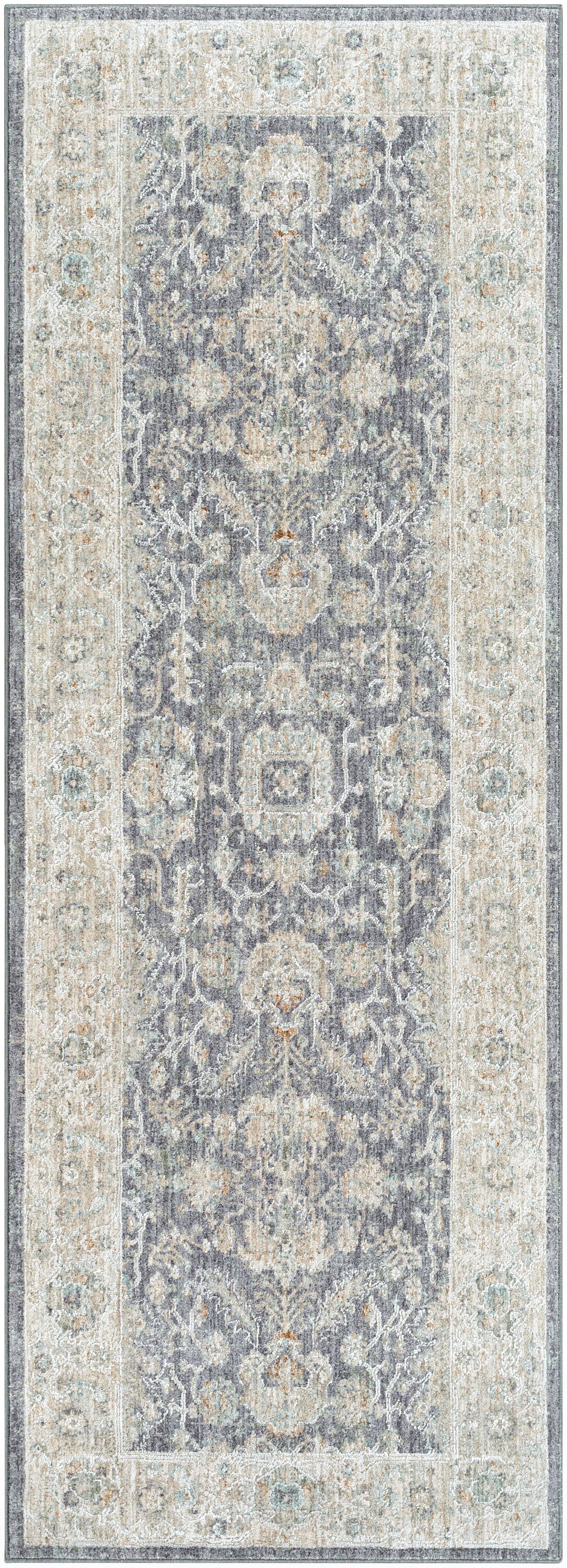 Surya Avant Garde 3 X 4 (ft) Medium Grey Indoor Medallion Oriental Area Rug  in the Rugs department at