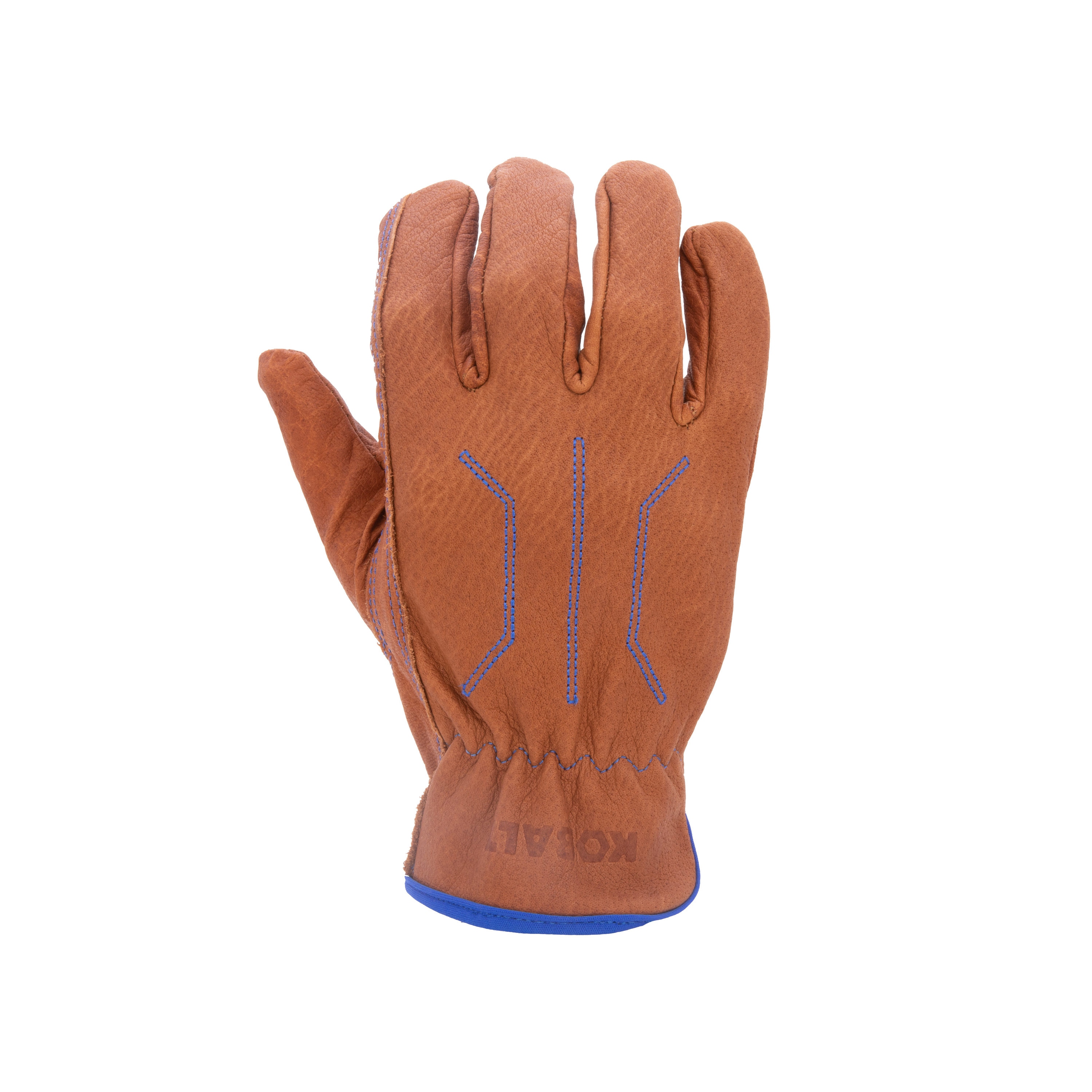 Durable and resistant bovine leather work gloves for driving trucks, w