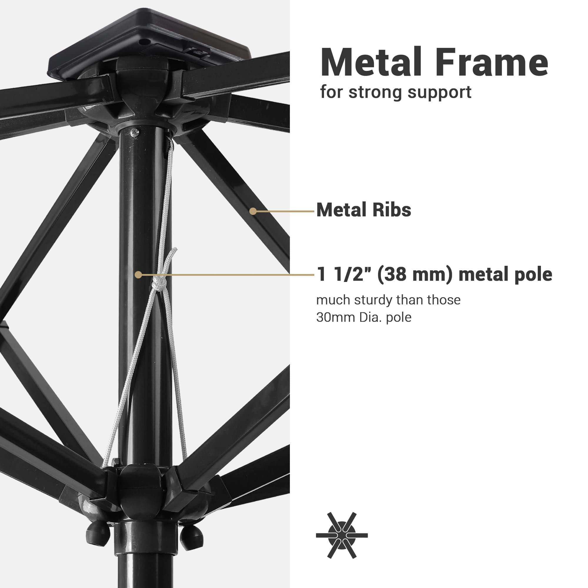 Yescom 07UMB011-10X6-NAV-LO Indoor-Umbrella-Stands - View #6