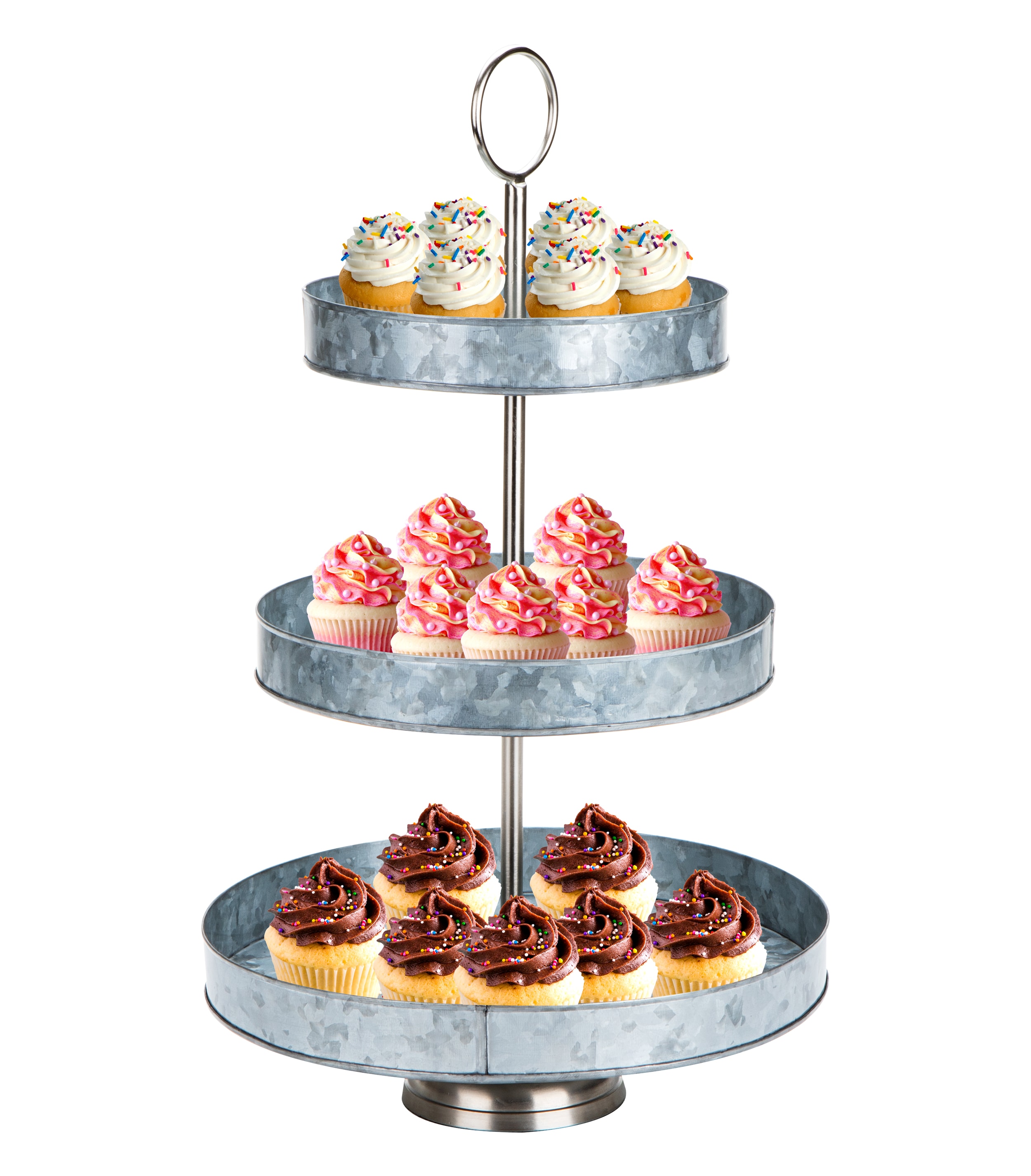 Perspex Cup Cake Stand Hire - Dress It Yourself
