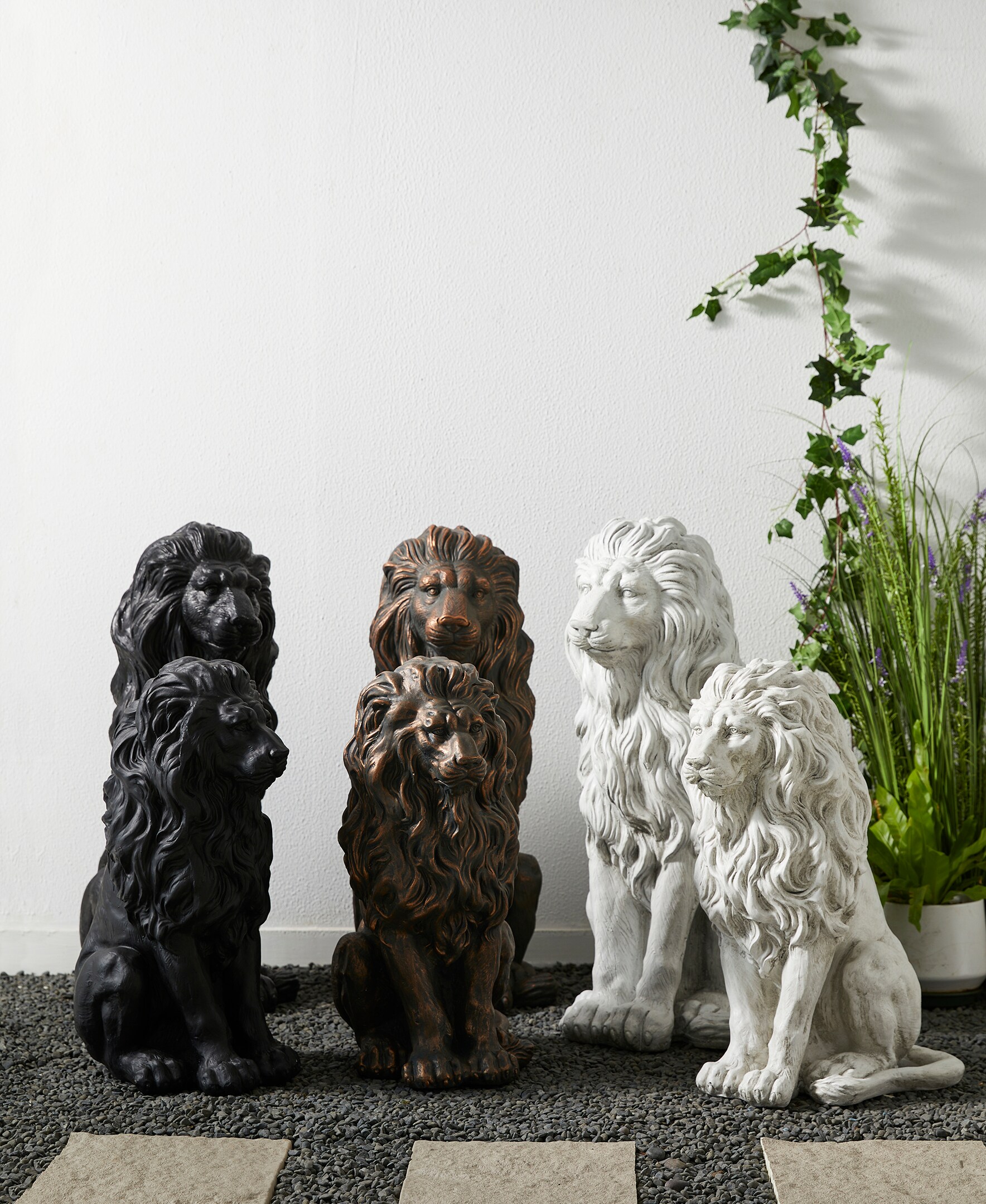 Glitzhome 2025400089 Garden-Statue - View #4